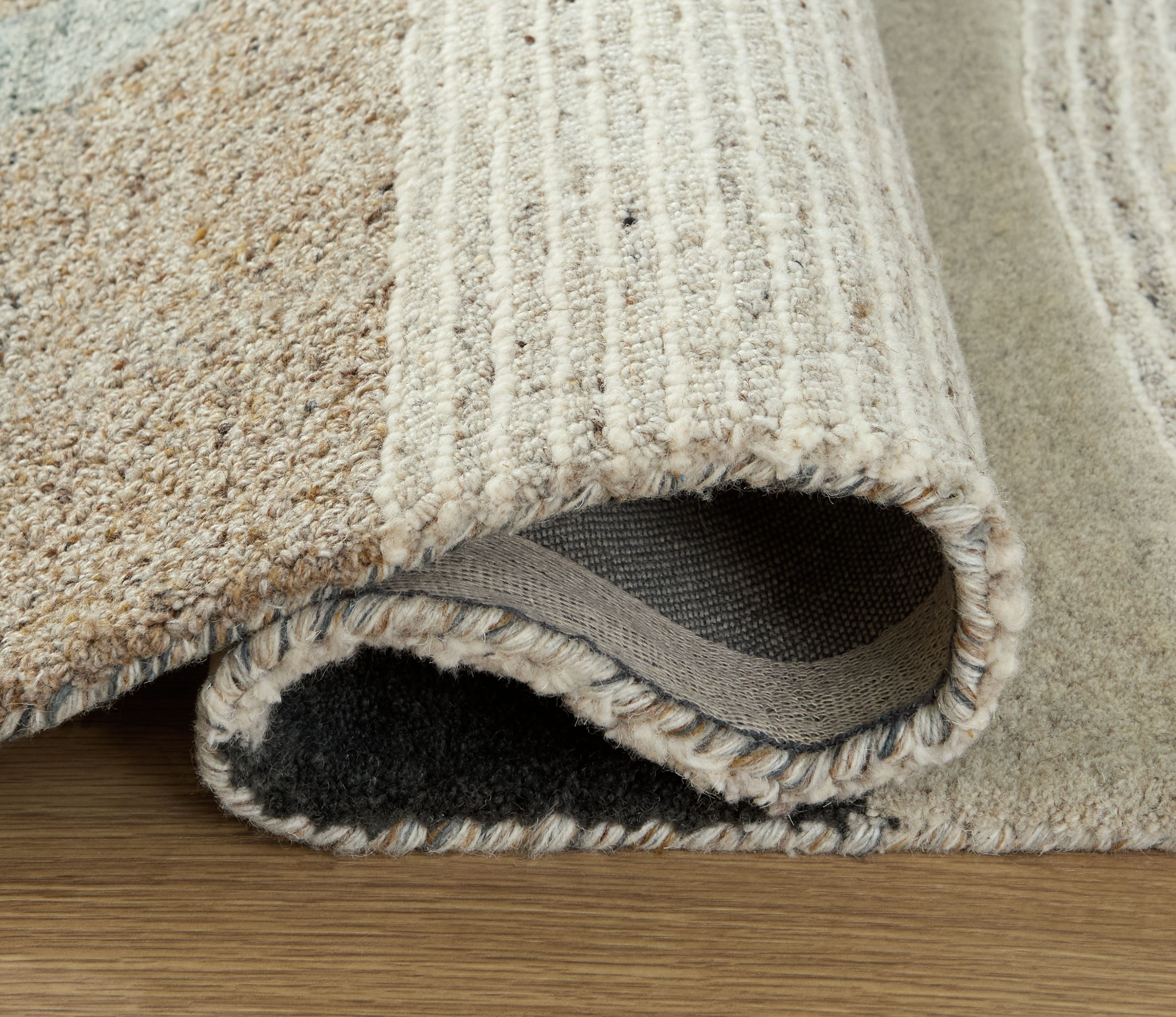 Edrickhill - 8' x 10' Rug - Grayish Teal / Taupe / Cream