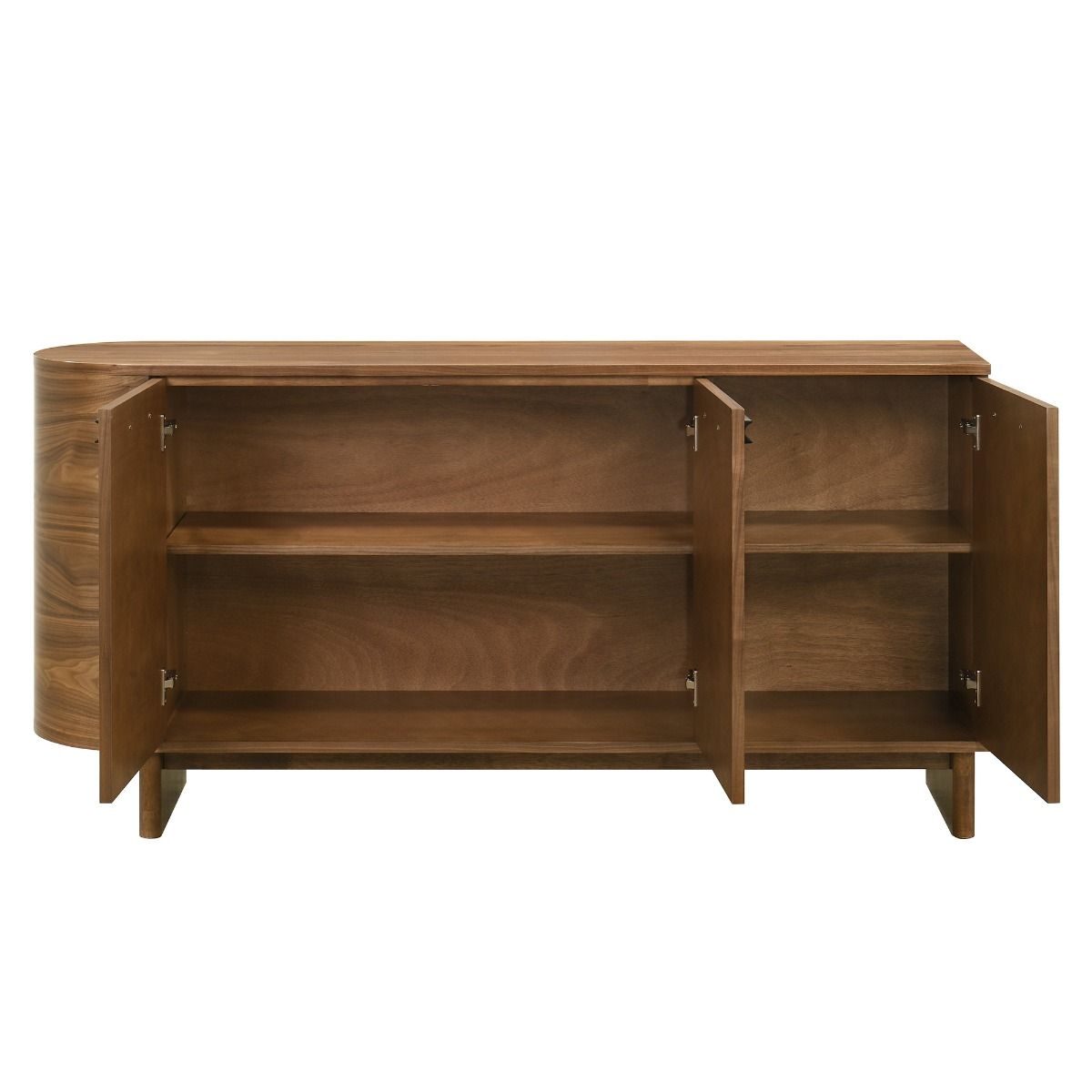 Kyree - Server - Walnut, dark brown, view 4