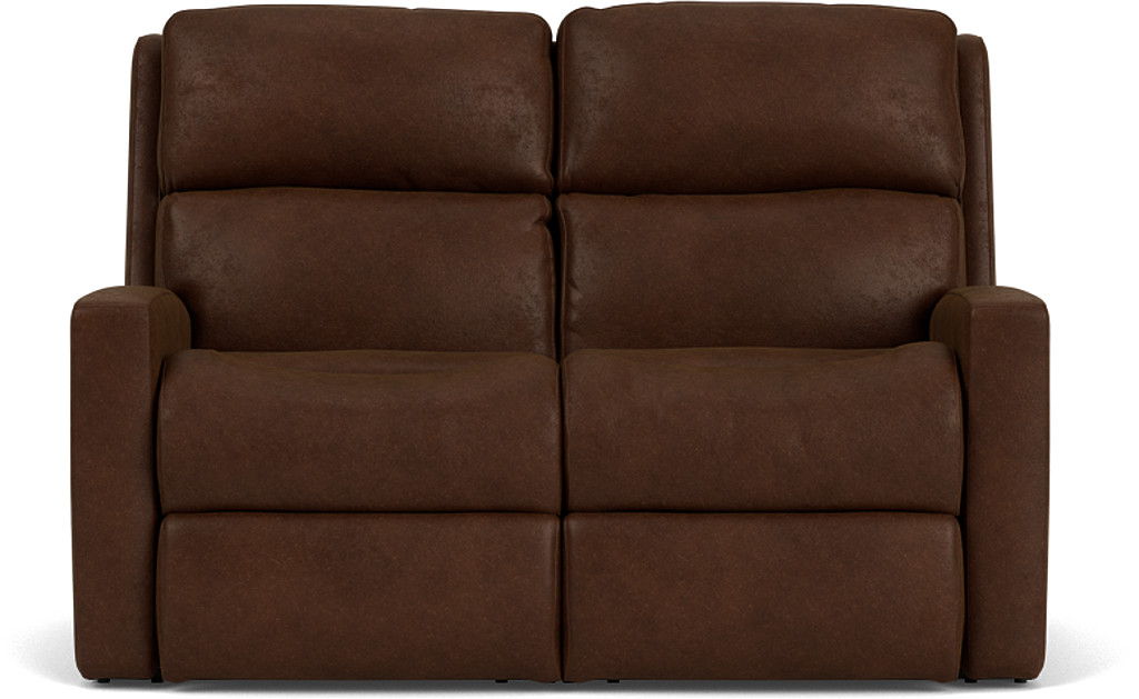 Catalina - Transitional Fabric Reclining Loveseat, red, view 4