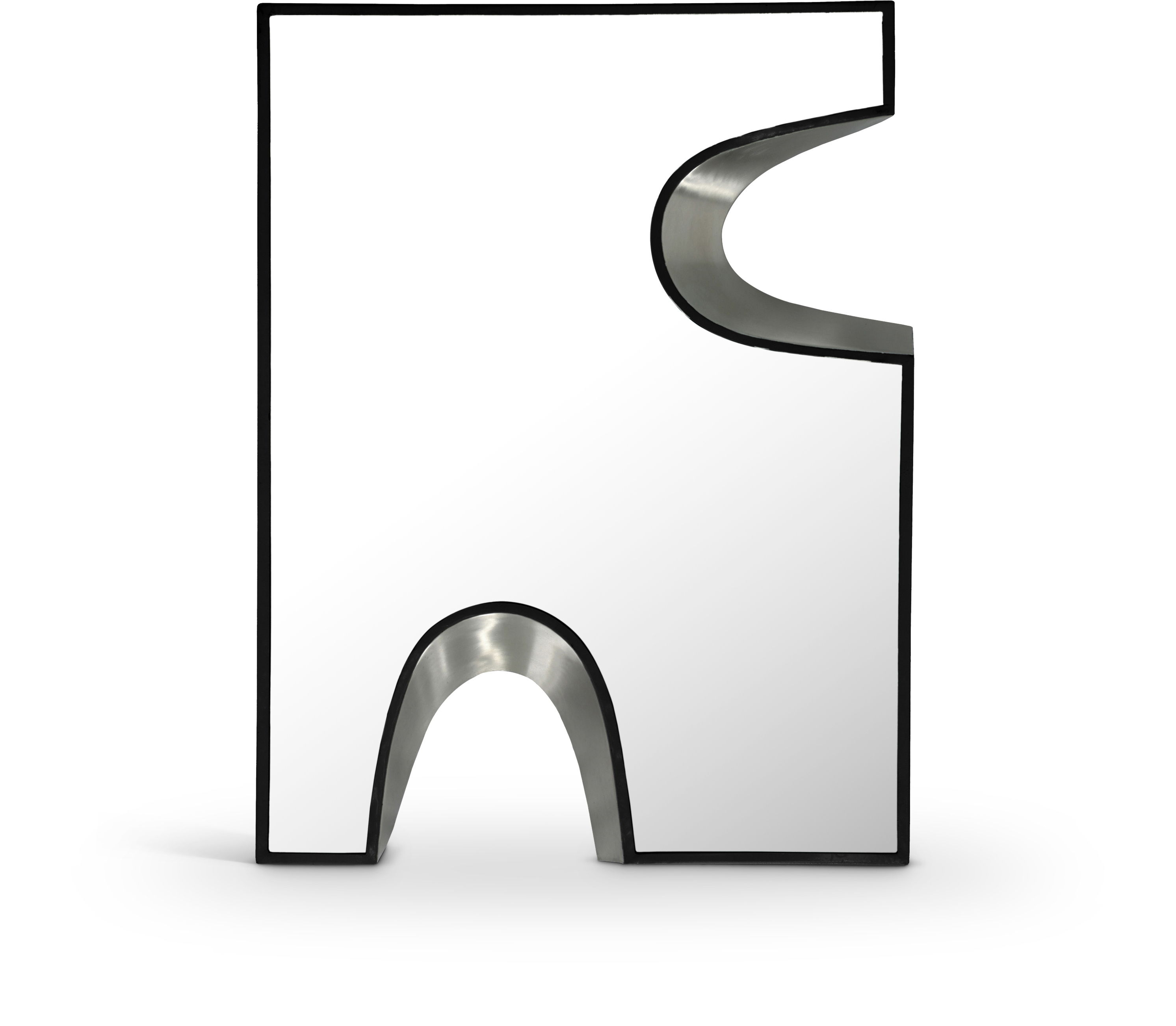 Soleil - 28" Mirror - Black / Silver