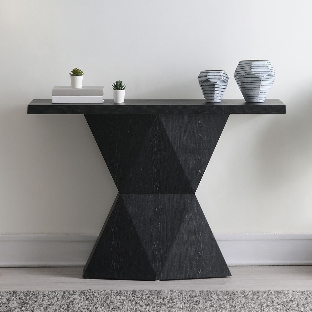 Dara - Console Table - Black, black