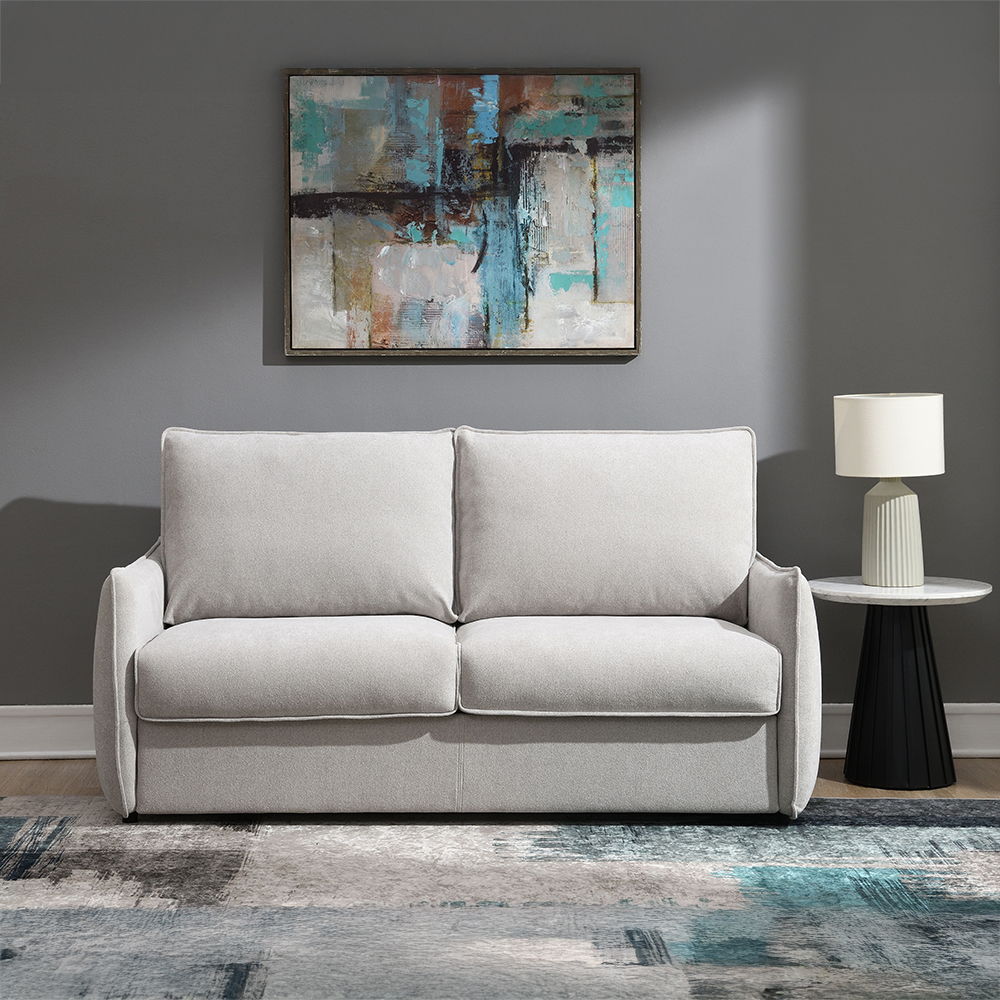 Jinn - Sofa With Sleeper - Beige Chenille, beige