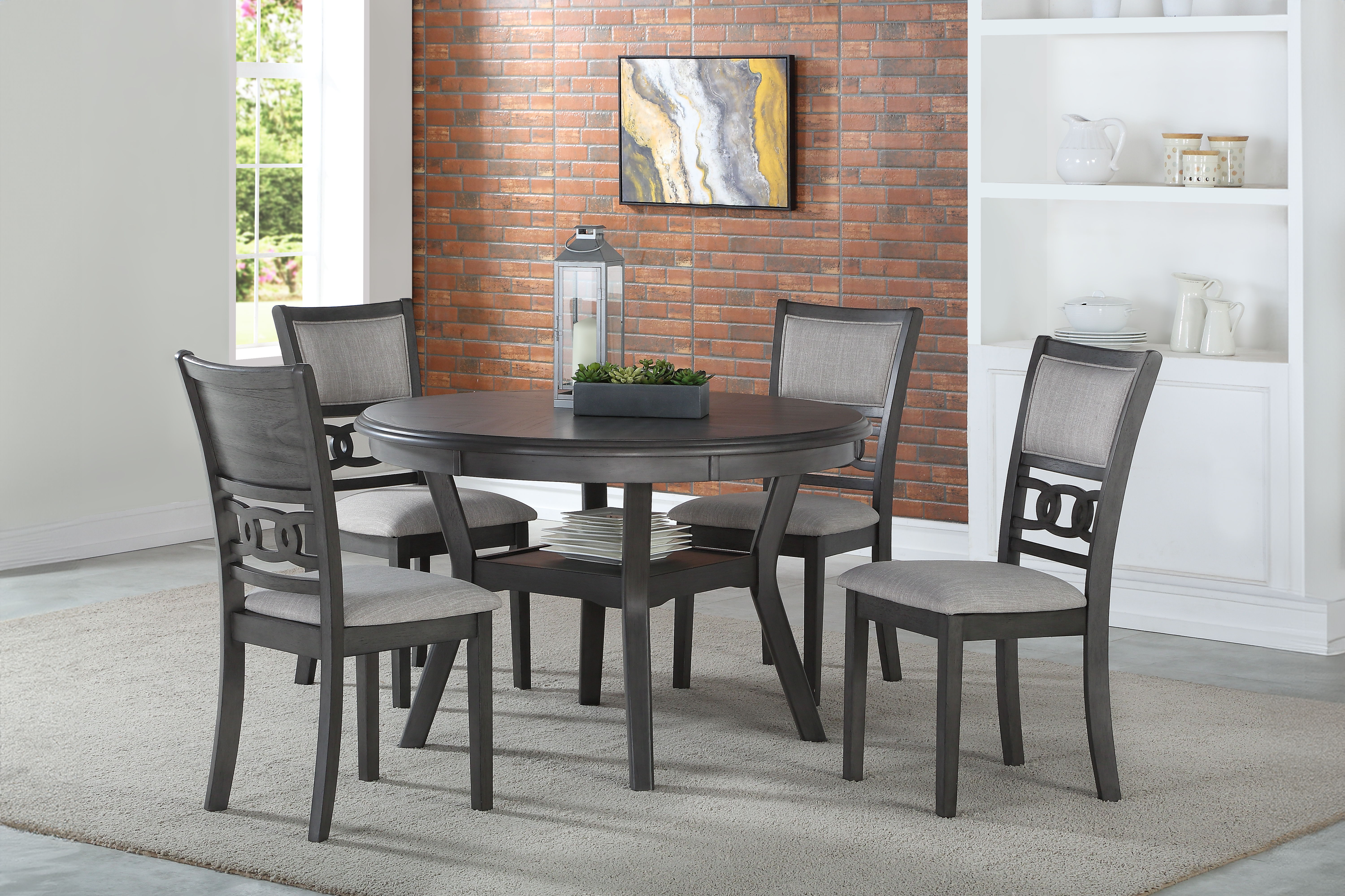 Gia - Swivel Counter Stool - Gray