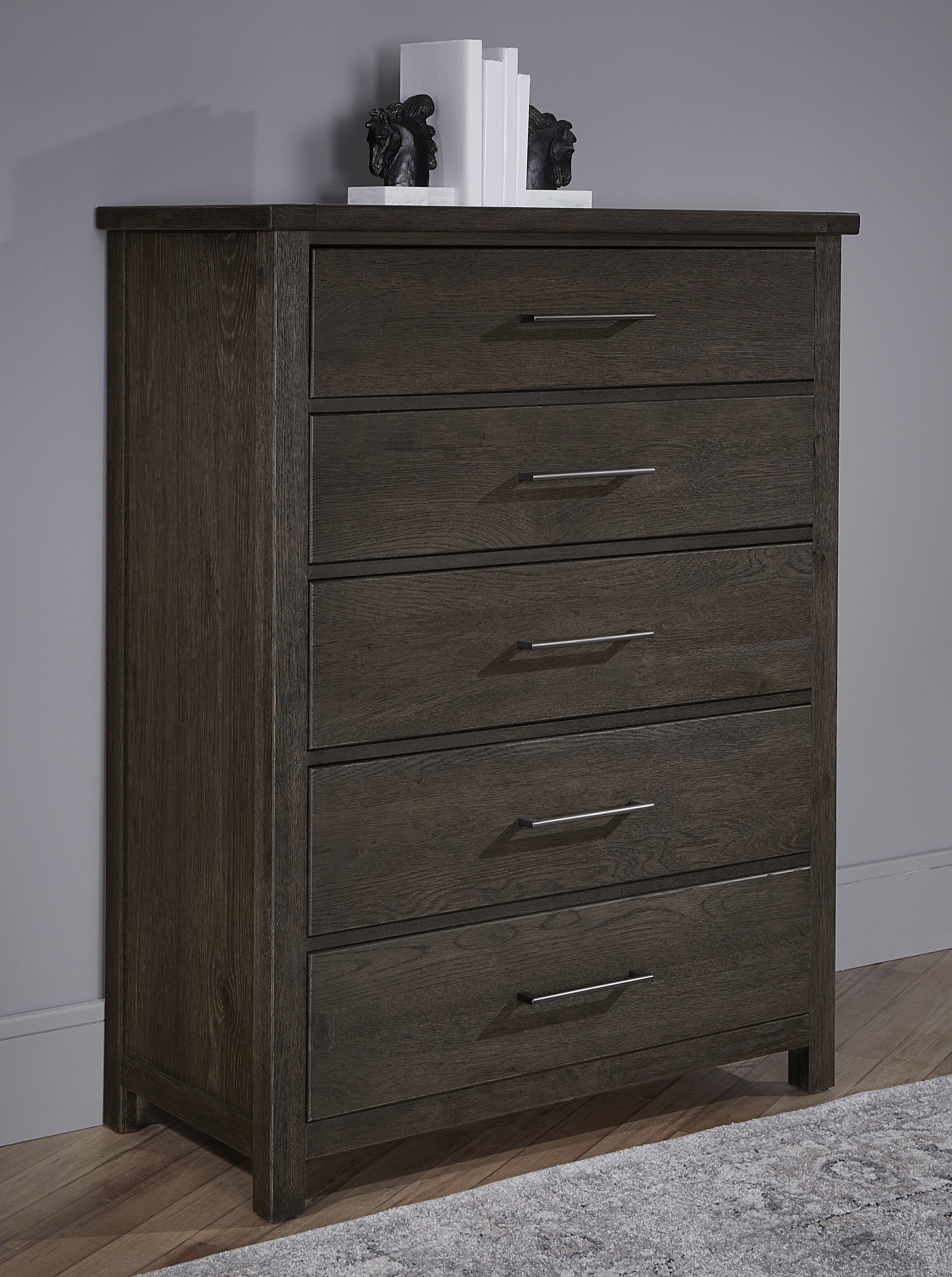 Vaughan-Bassett Dovetail - 5-Drawer Chest - Java