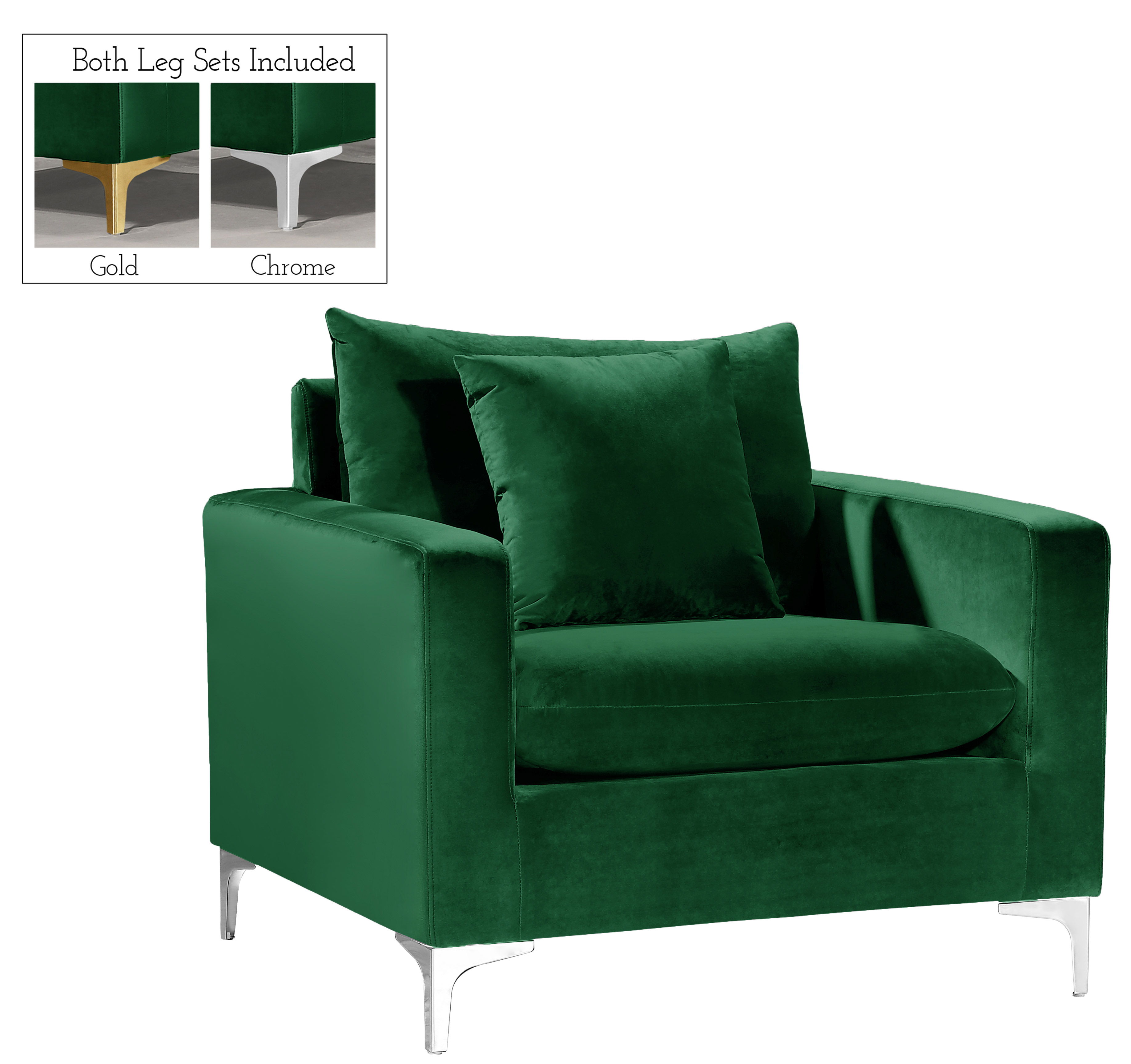 Naomi - Chair - Green