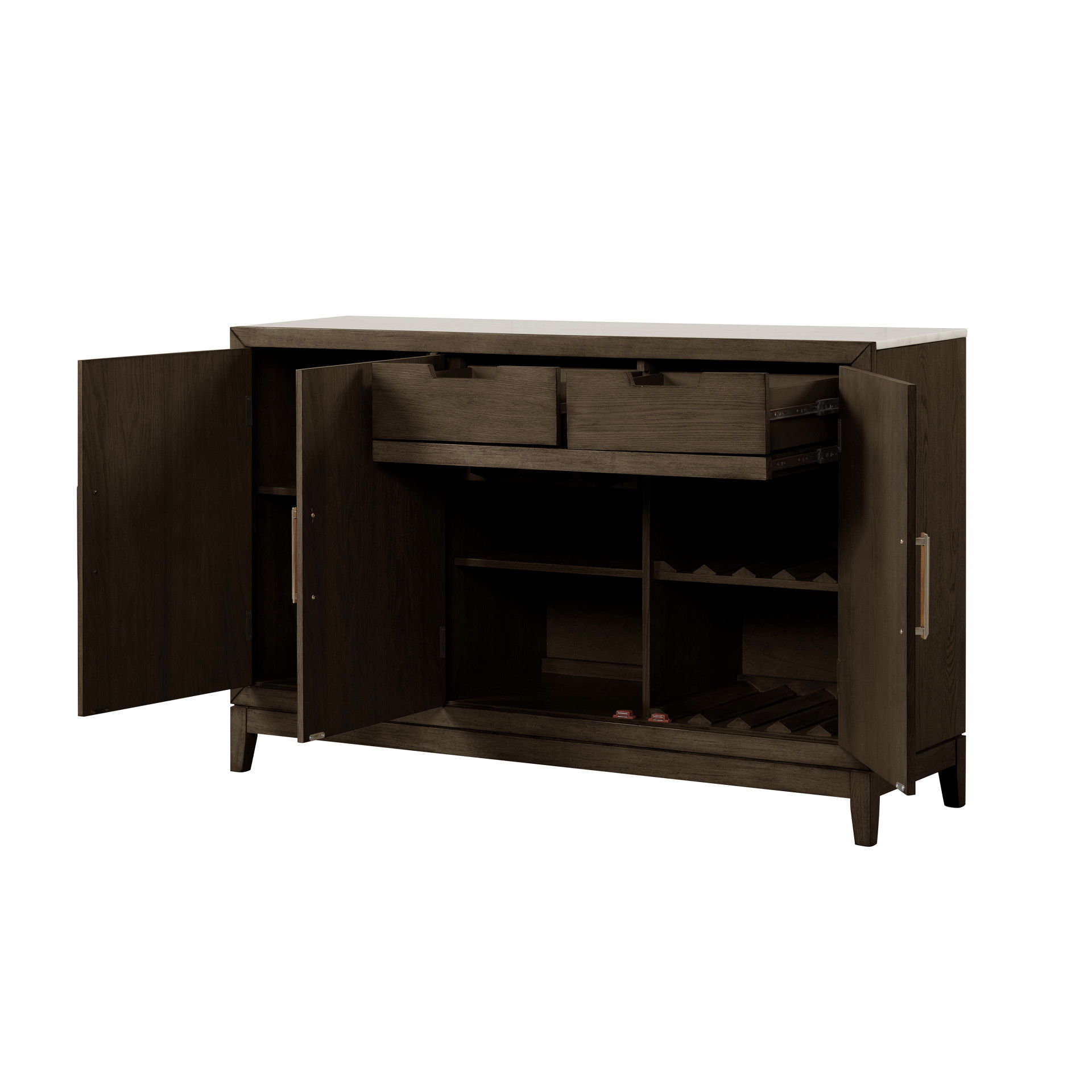 Essence - Server / Console - Brown, dark brown, view 3