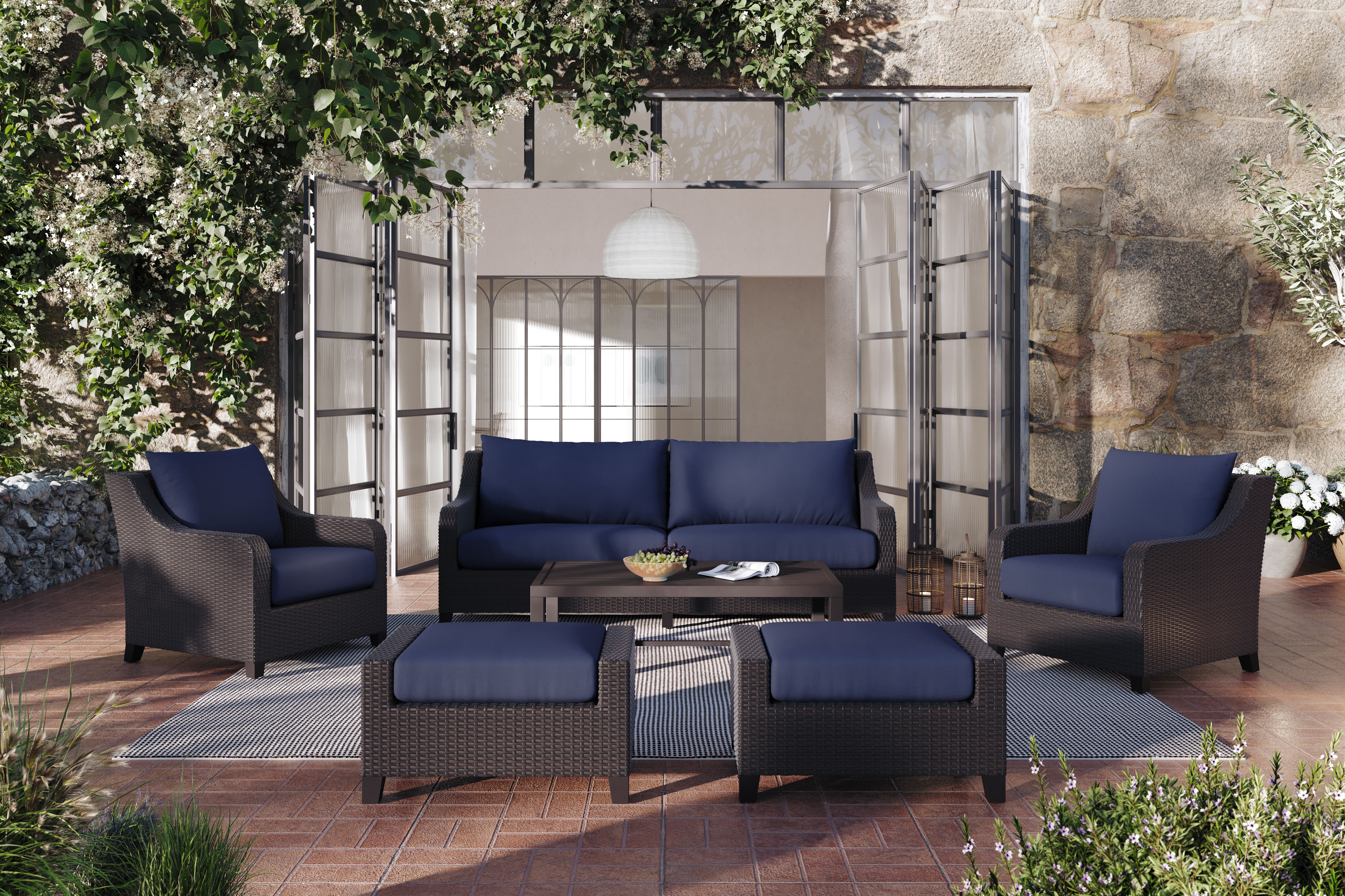 Skye - Ottomans (Set of 2) - Gray