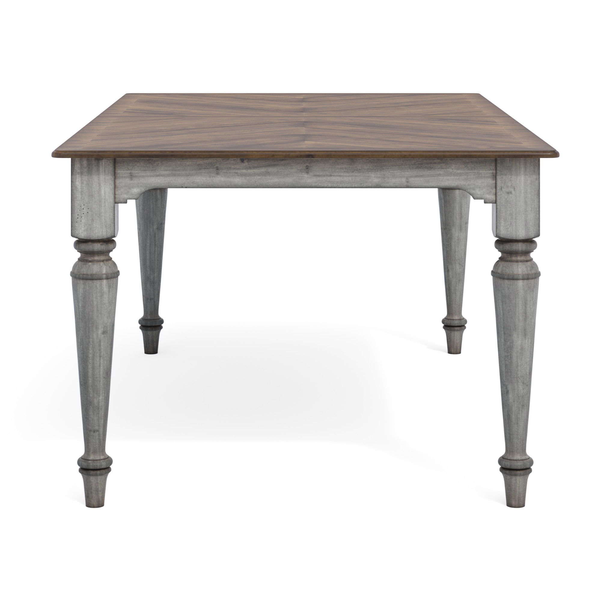Plymouth - Rectangular Dining Table - Gray, gray, view 3