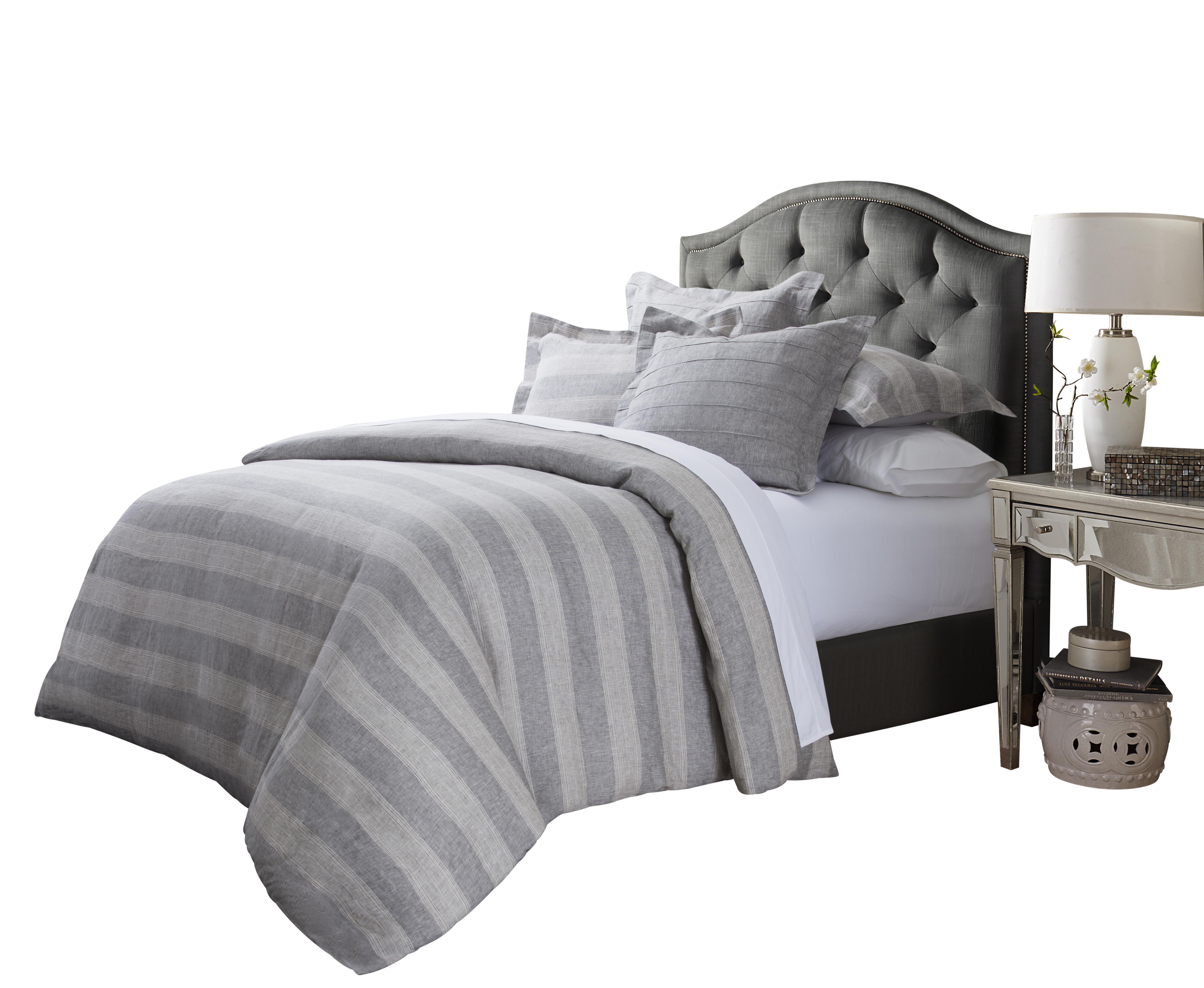 Albany - 5 Piece Queen Duvet Set - Gray Image