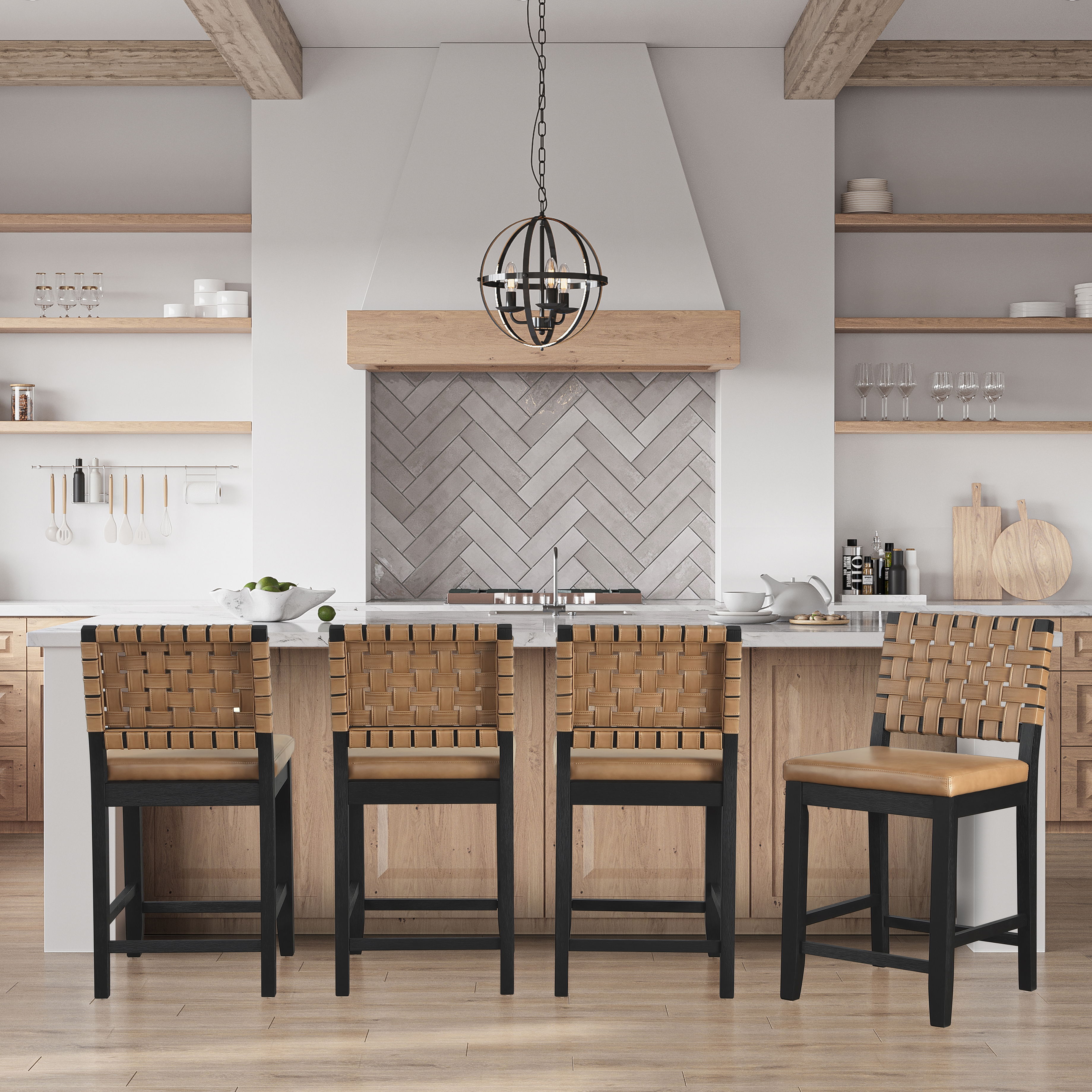 Reid - Counter Chair - Black