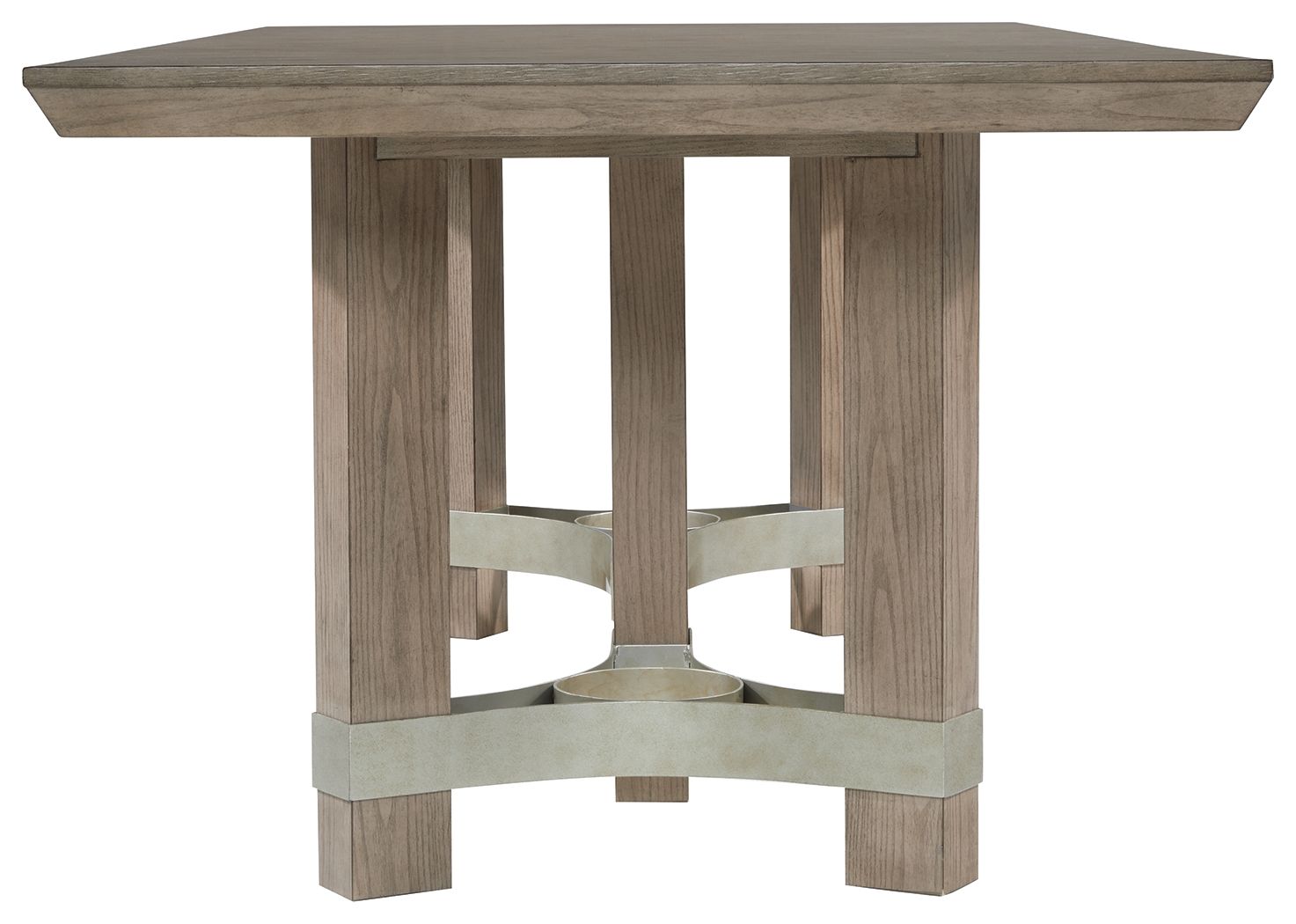 Ashley Furniture Chrestner - Rectangular Dining Room Table - Gray - Image 4