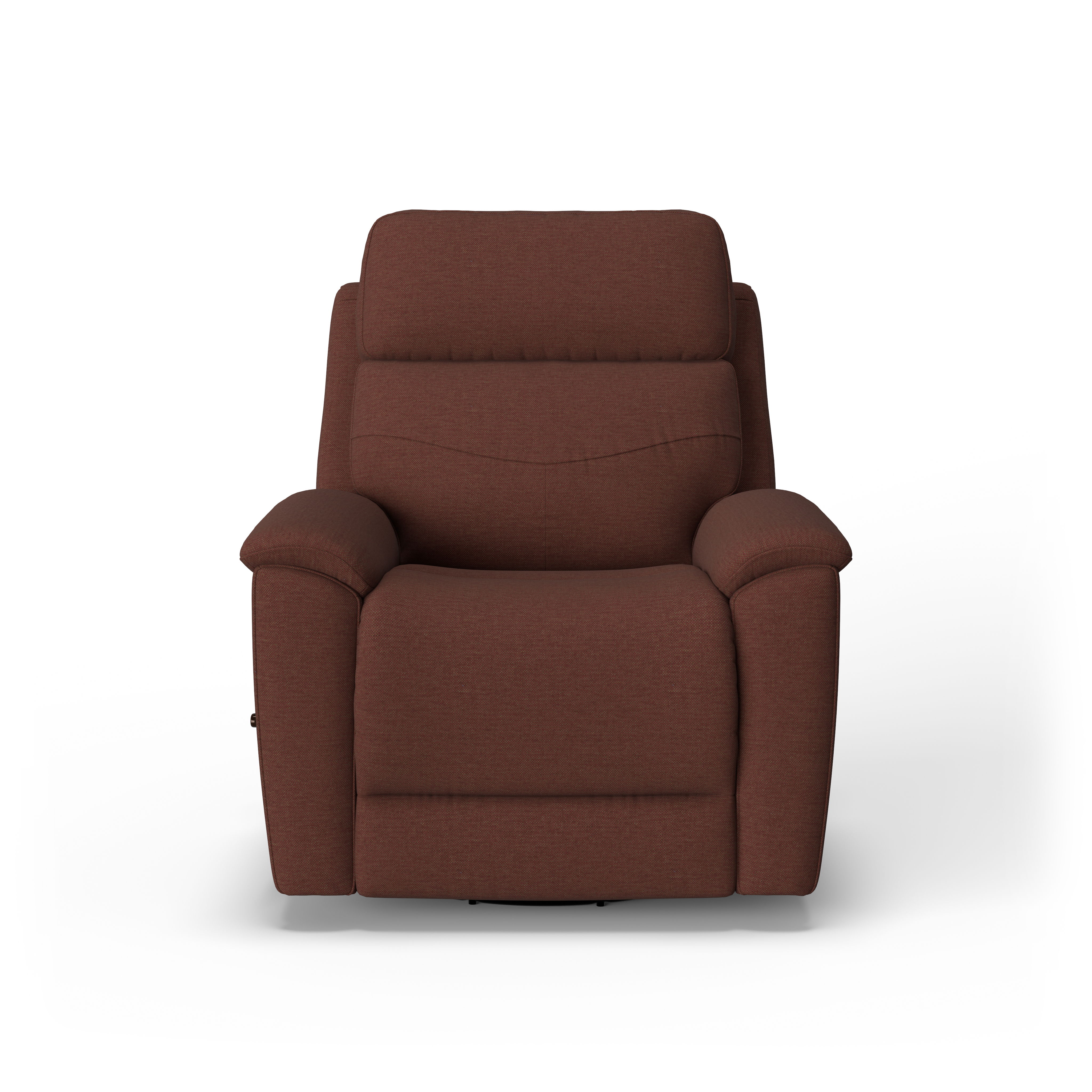 Refined - Transitional Fabric Swivel Gliding Recliner, gray, view 3