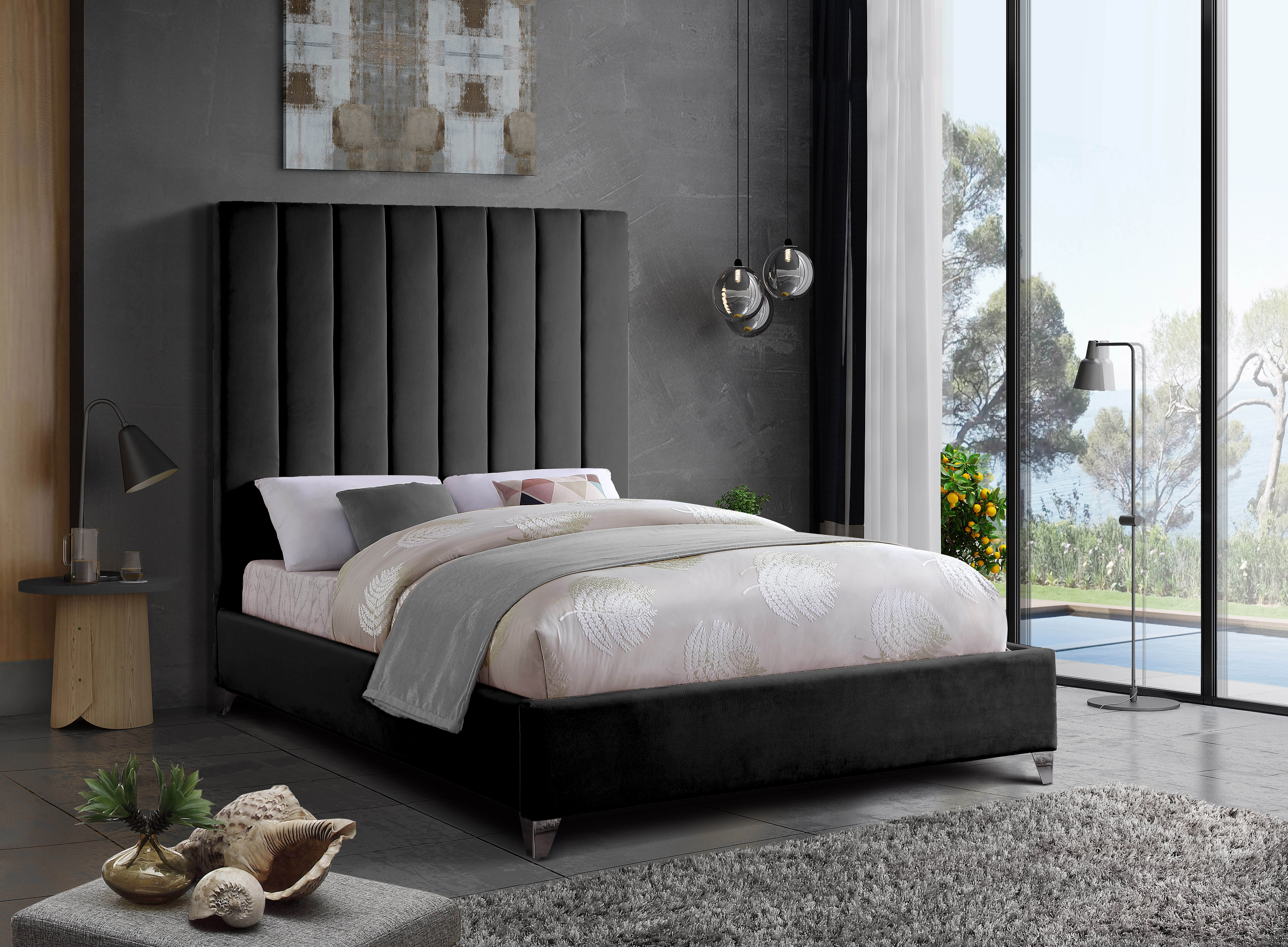 Via - King Bed - Black
