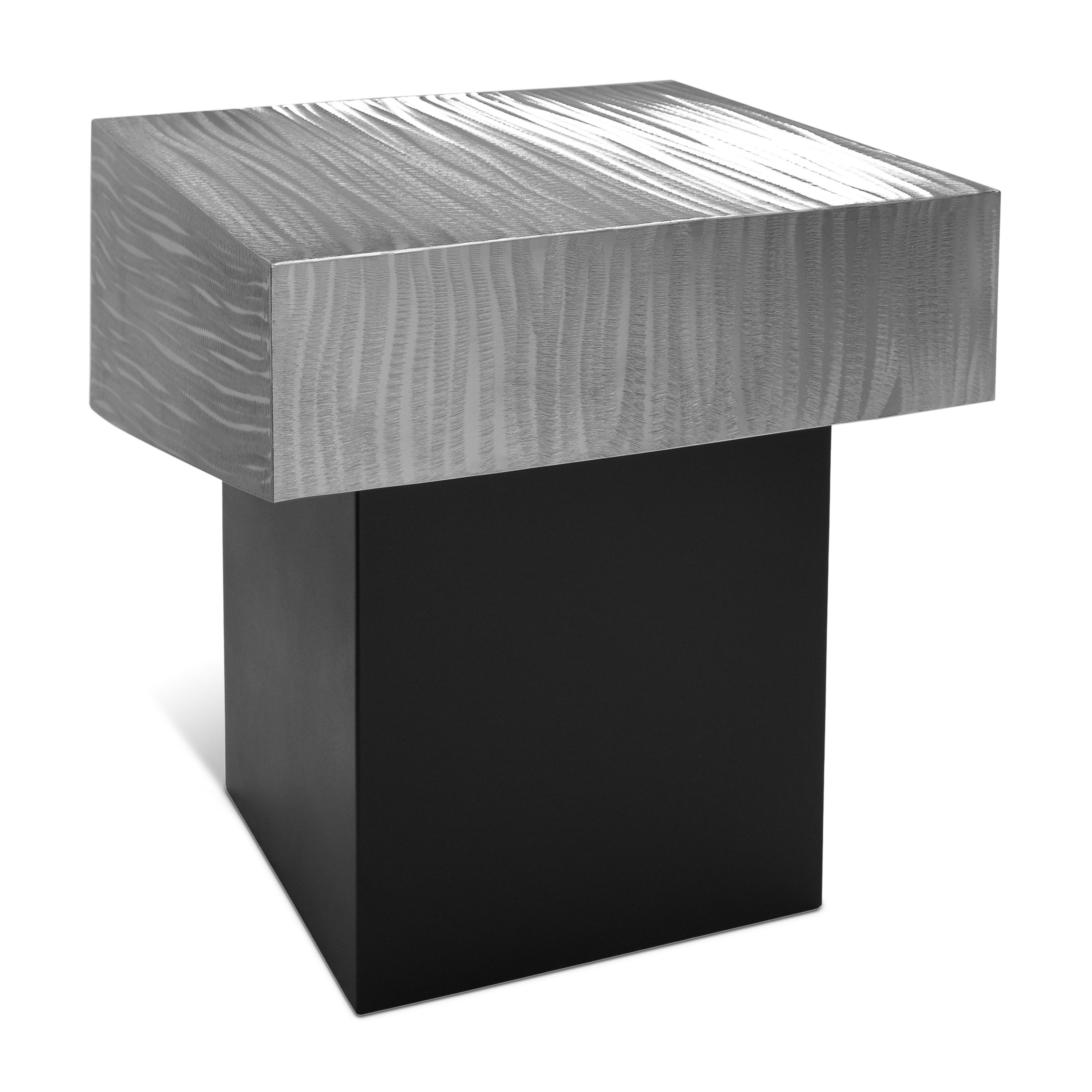 Palladium - End Table - Silver