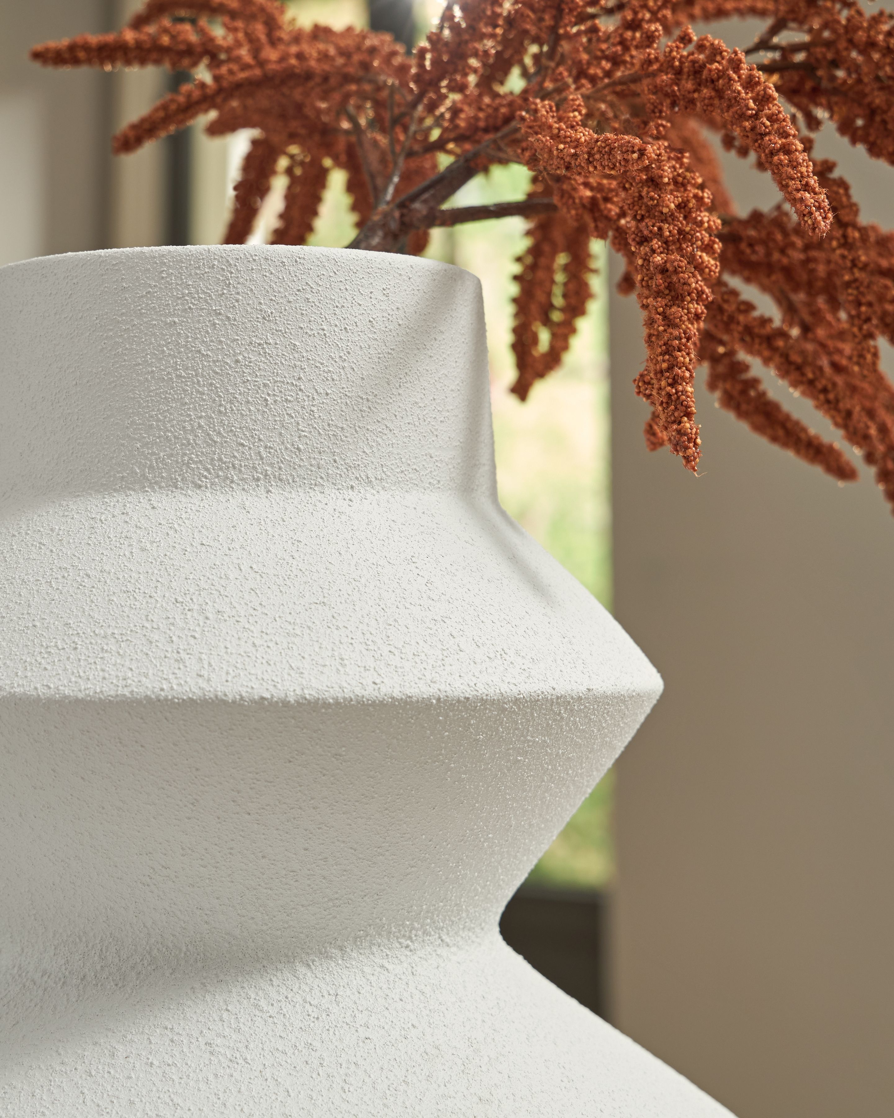 Naveen - Vase - 18" - White