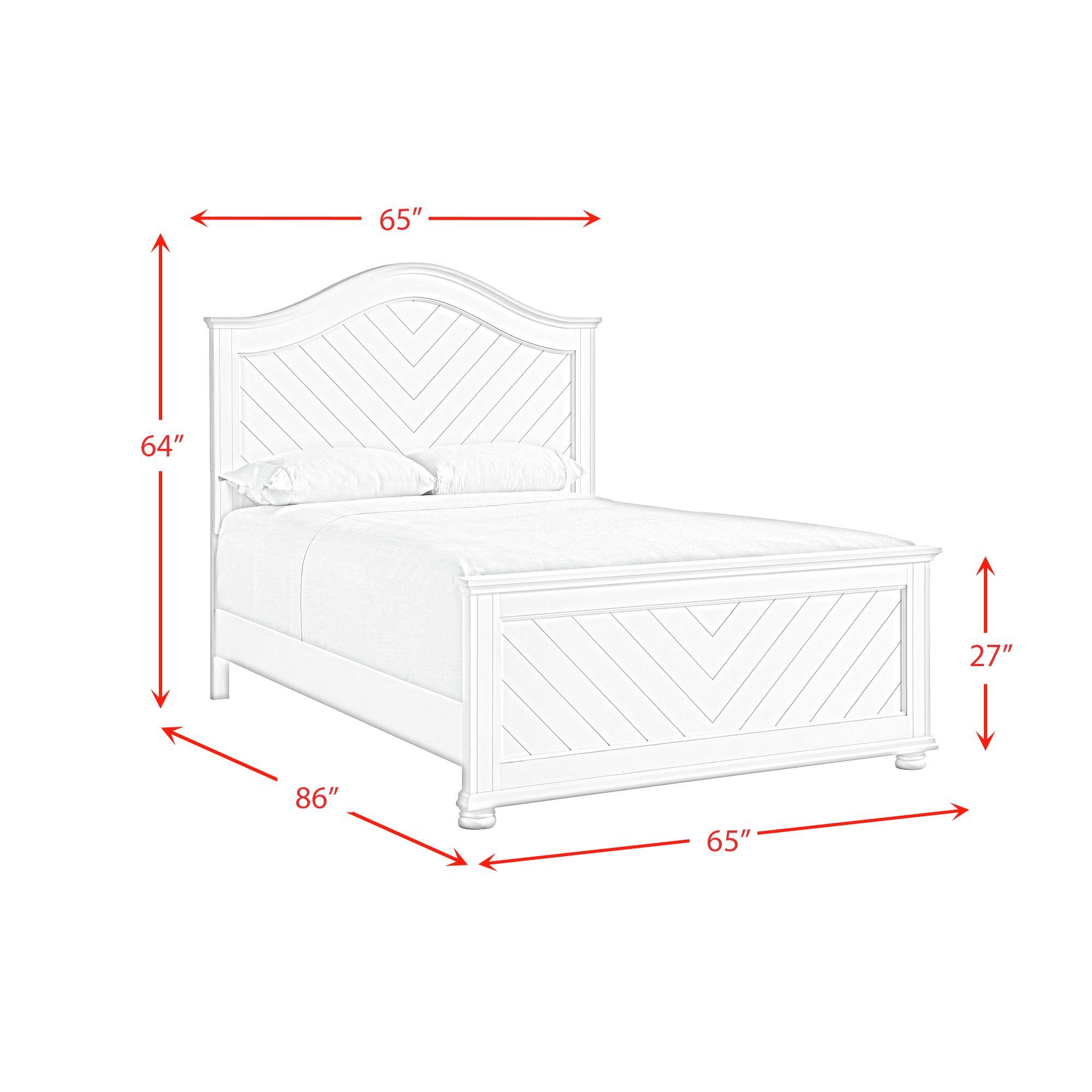 Kona - Queen Panel Bed - Gray