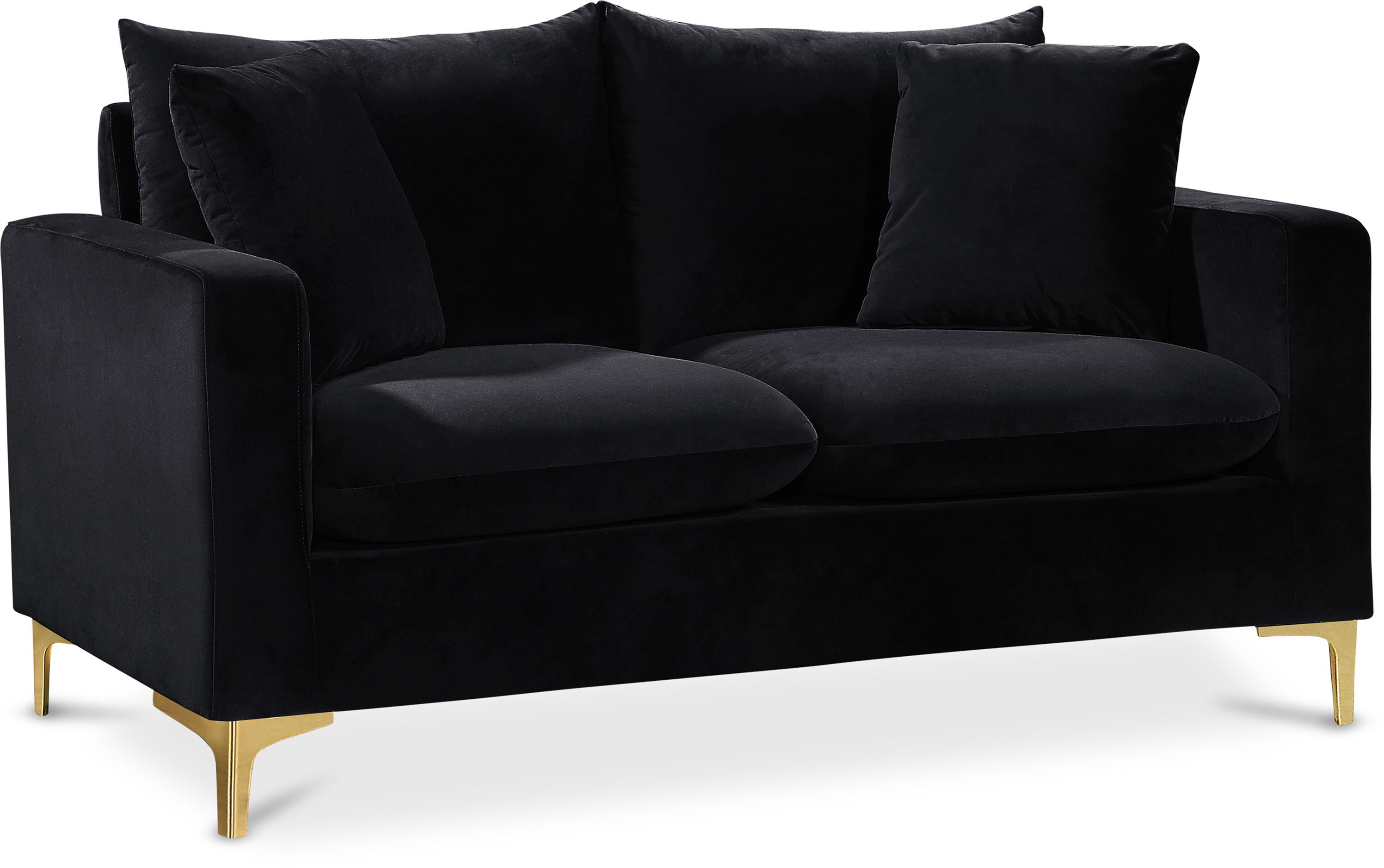Naomi - Loveseat - Black