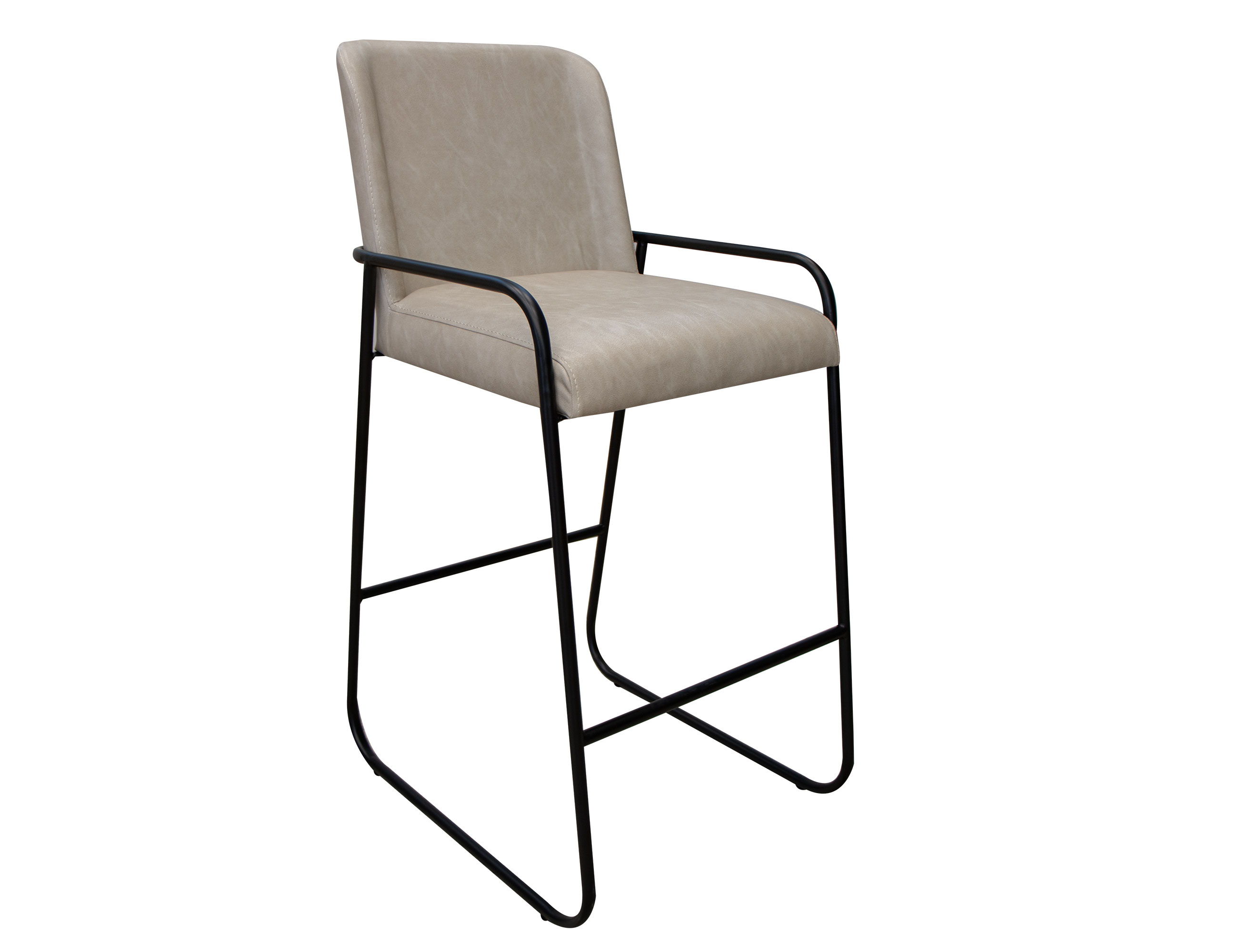 International Furniture Direct Comala - Upholstered Bar Stool - Marfil