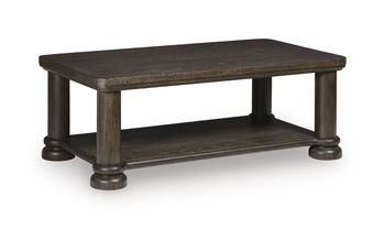 Bannette – Rectangular Cocktail Table – Dark Brown