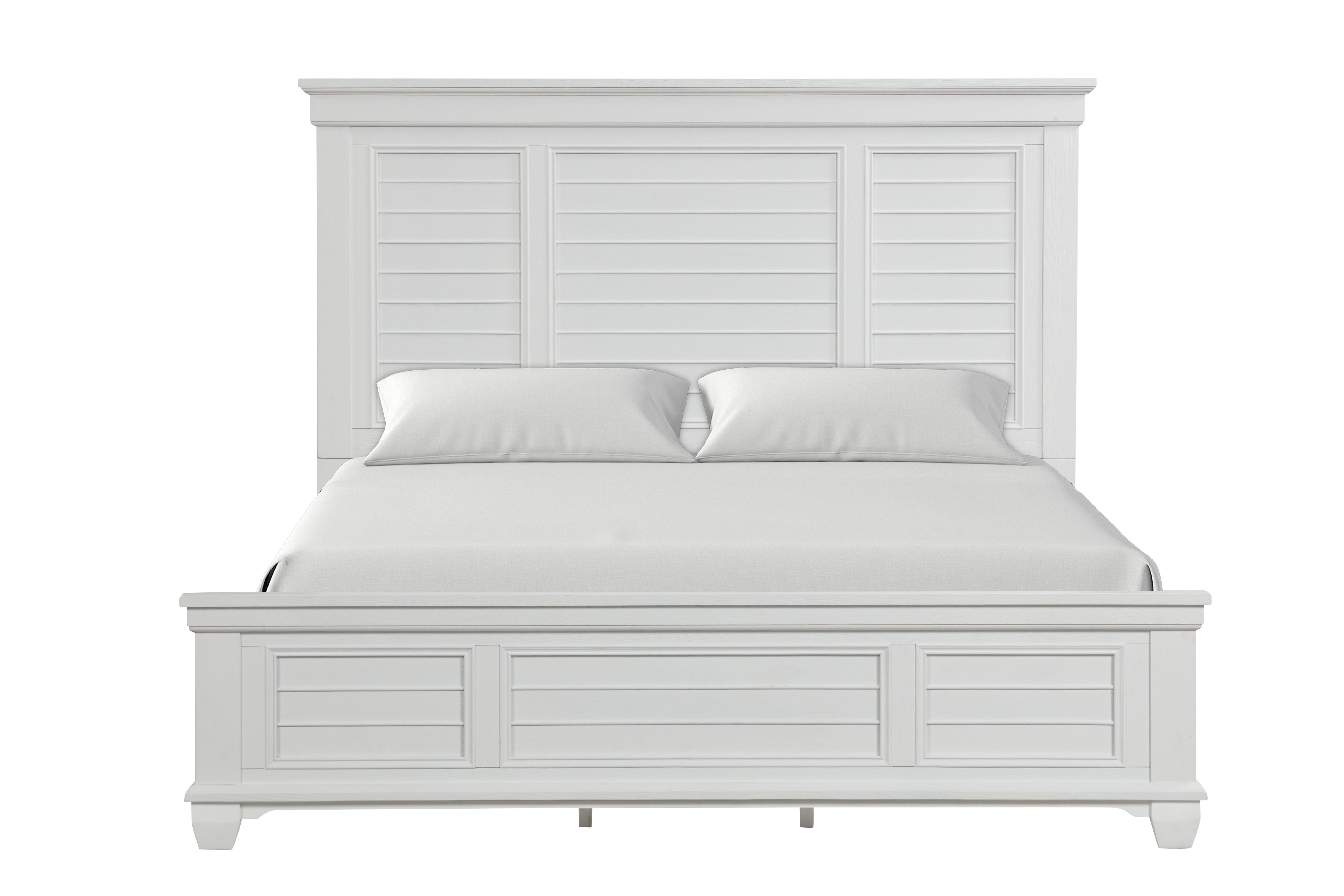 Jamestown - 5/0 Queen Bed With Storage - White