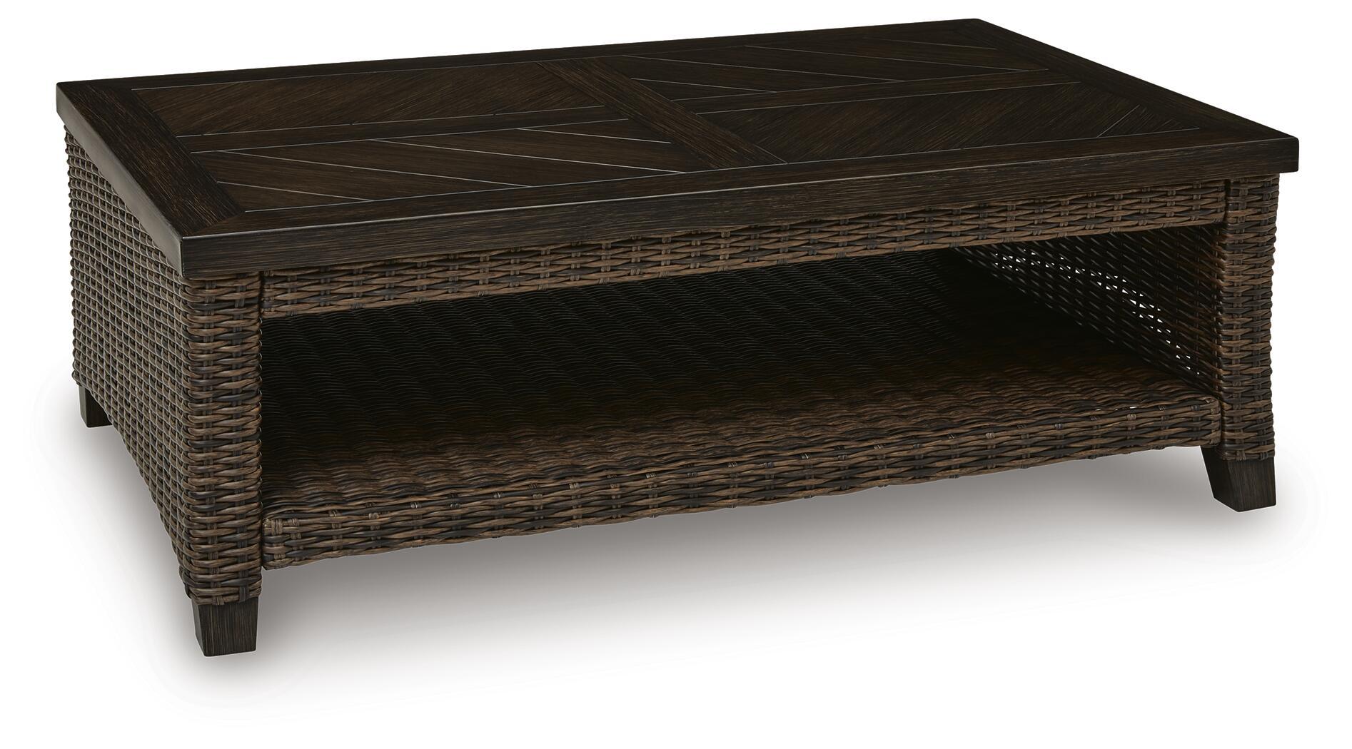 Monterey Point – Rectangular Cocktail Table – Dark Brown