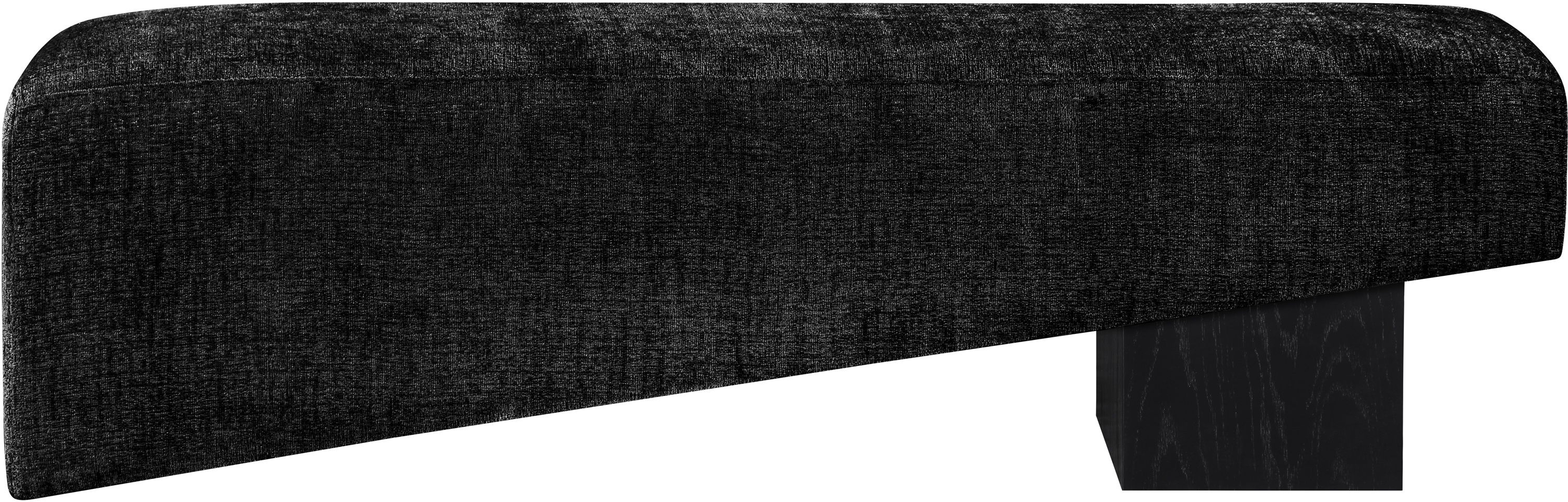 Alora - Bench With Black Base - Black