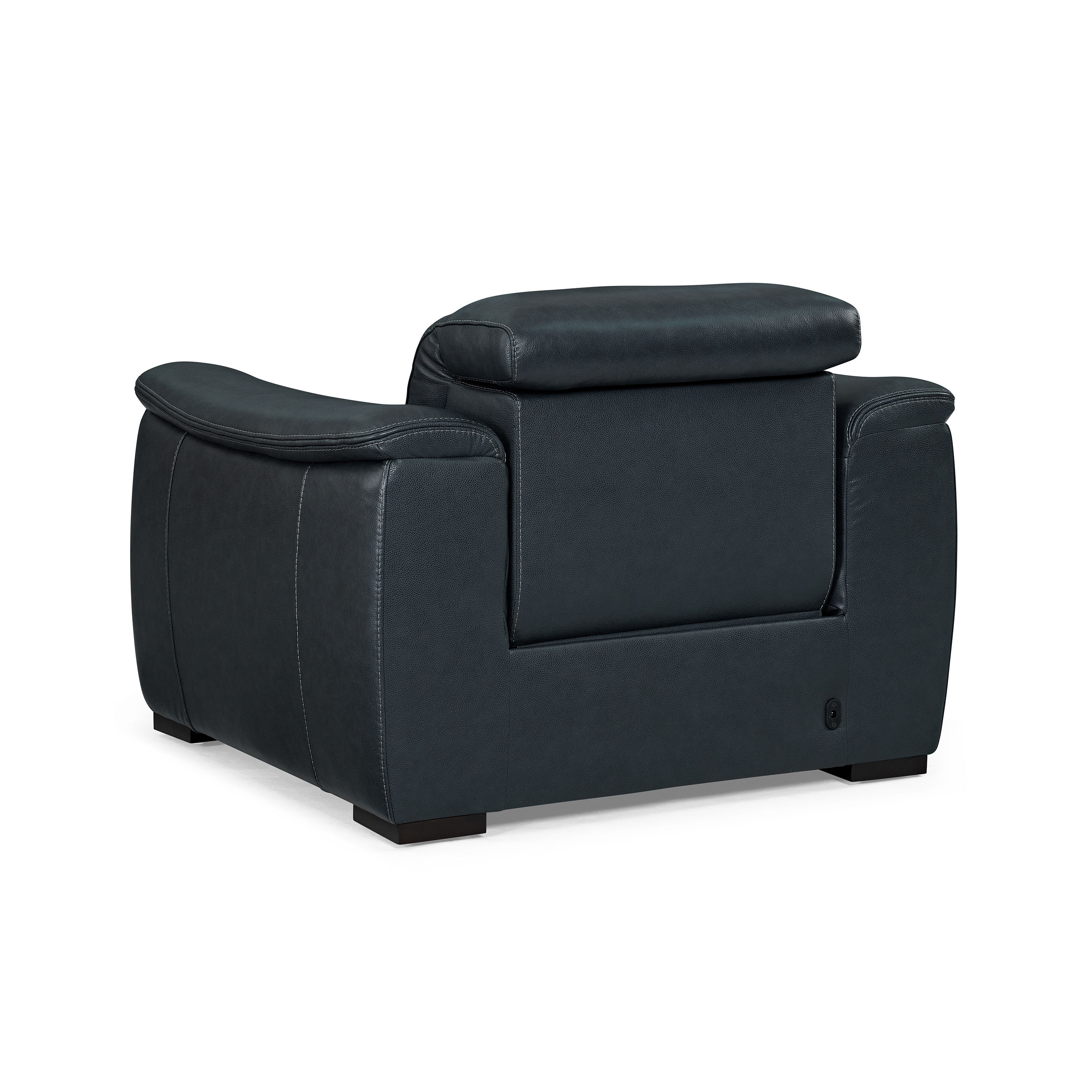 Camden - Power Recliner With Power Headrest - Black, black, view 4