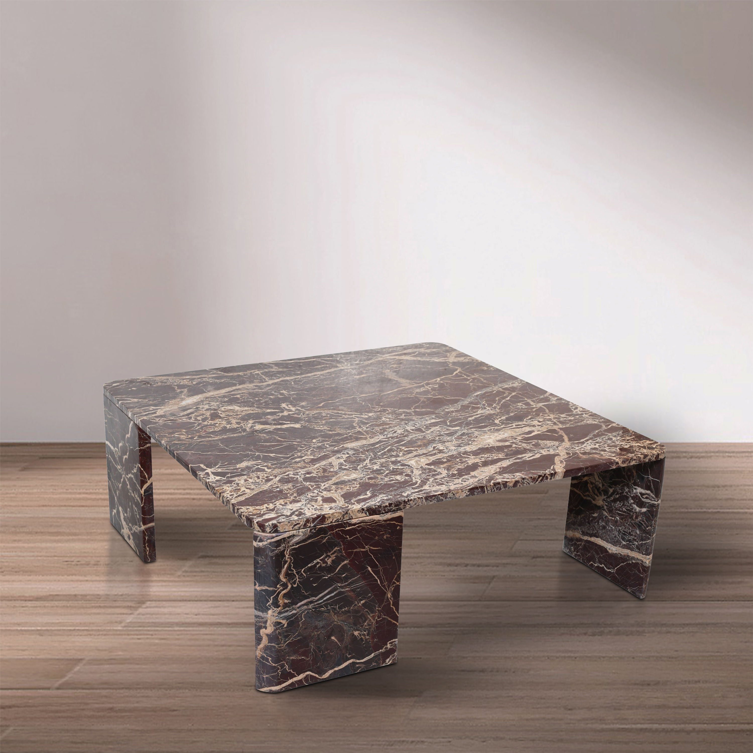 Livorno - Coffee Table - Burgundy
