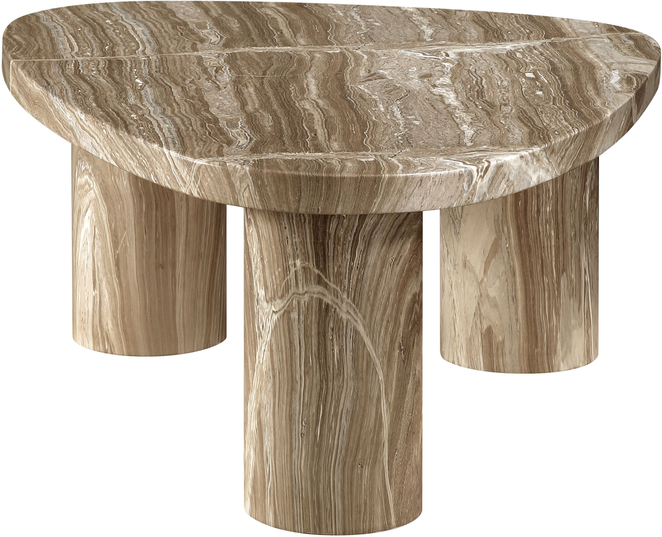 Teramo - 15" Concrete Indoor / Outdoor Coffee Table - Beige