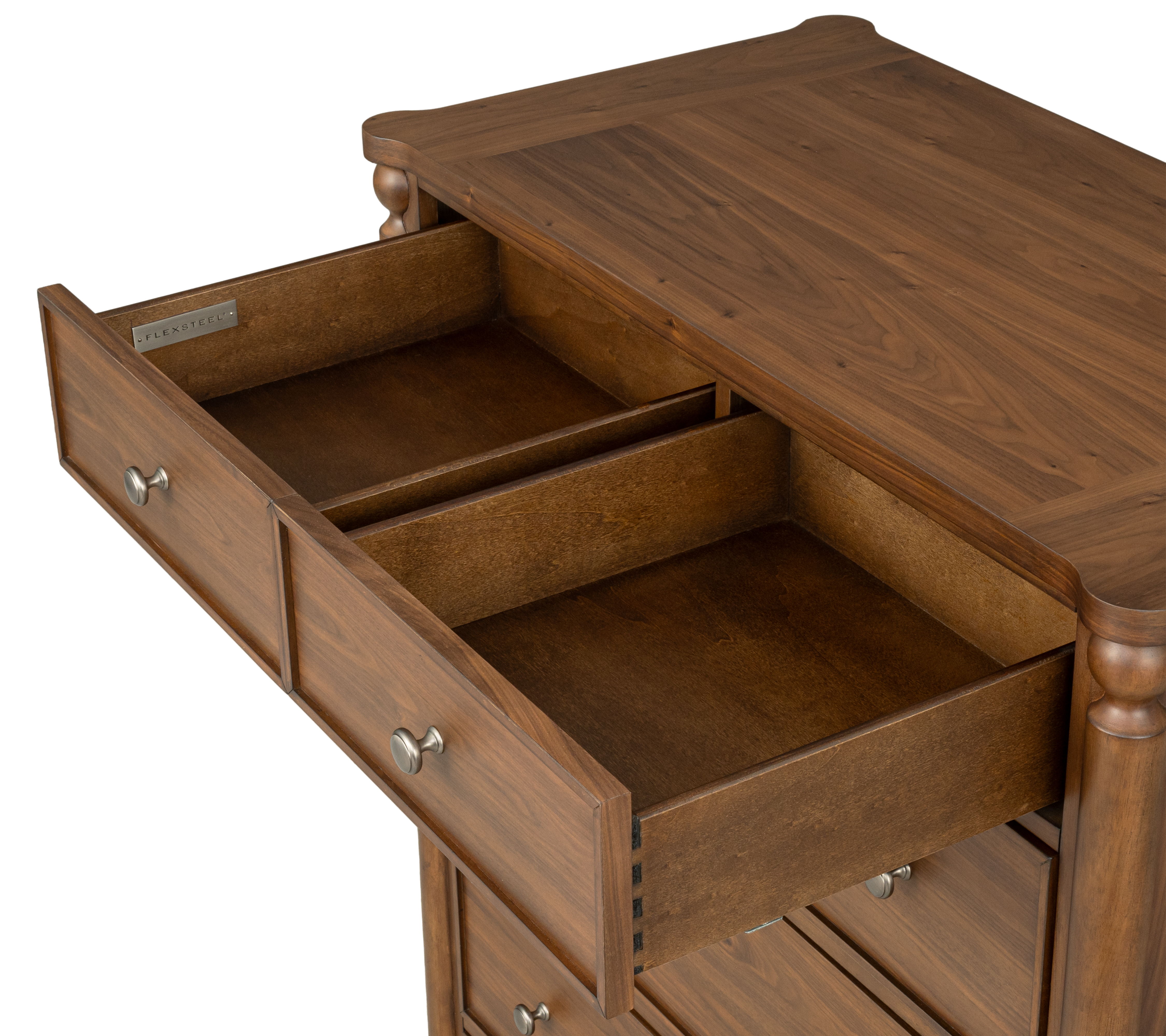 Azalea - Drawer Chest - Walnut, dark brown, view 4