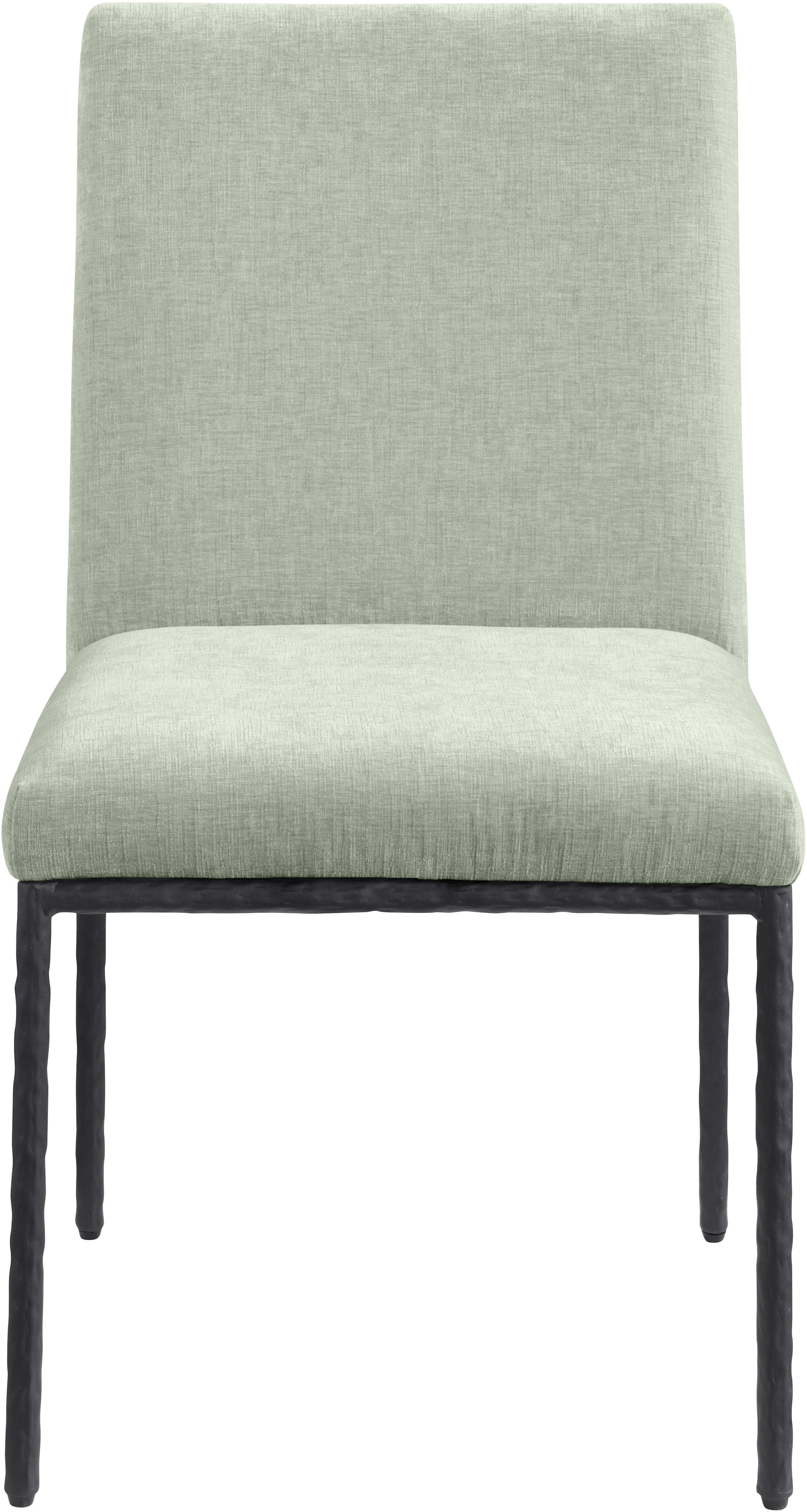 Reeves - Chenille Fabric Upholstered Dining Side Chair (Set of 2) - Mint