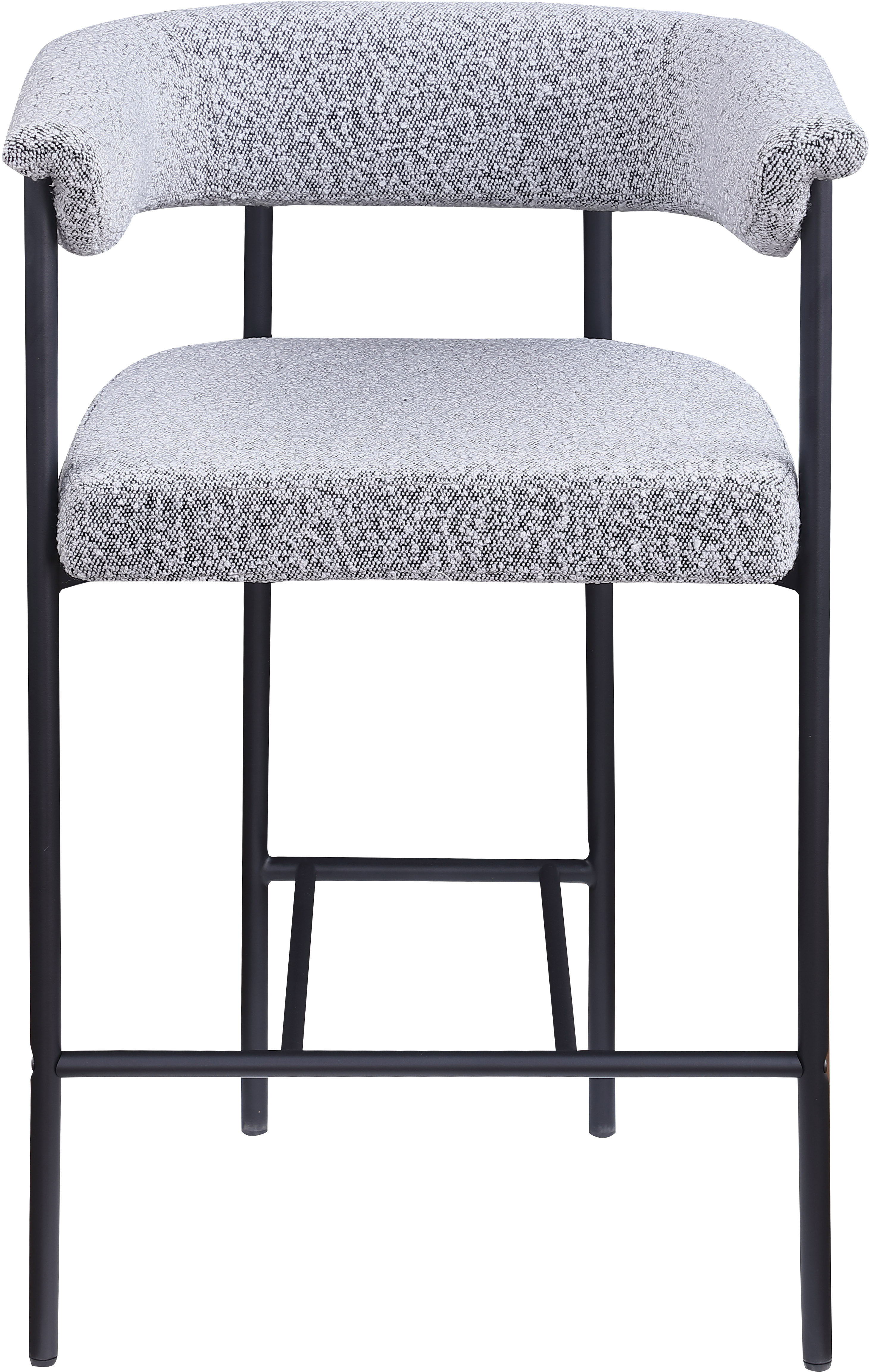 Malin - Boucle Counter Stool (Set of 2) - Gray