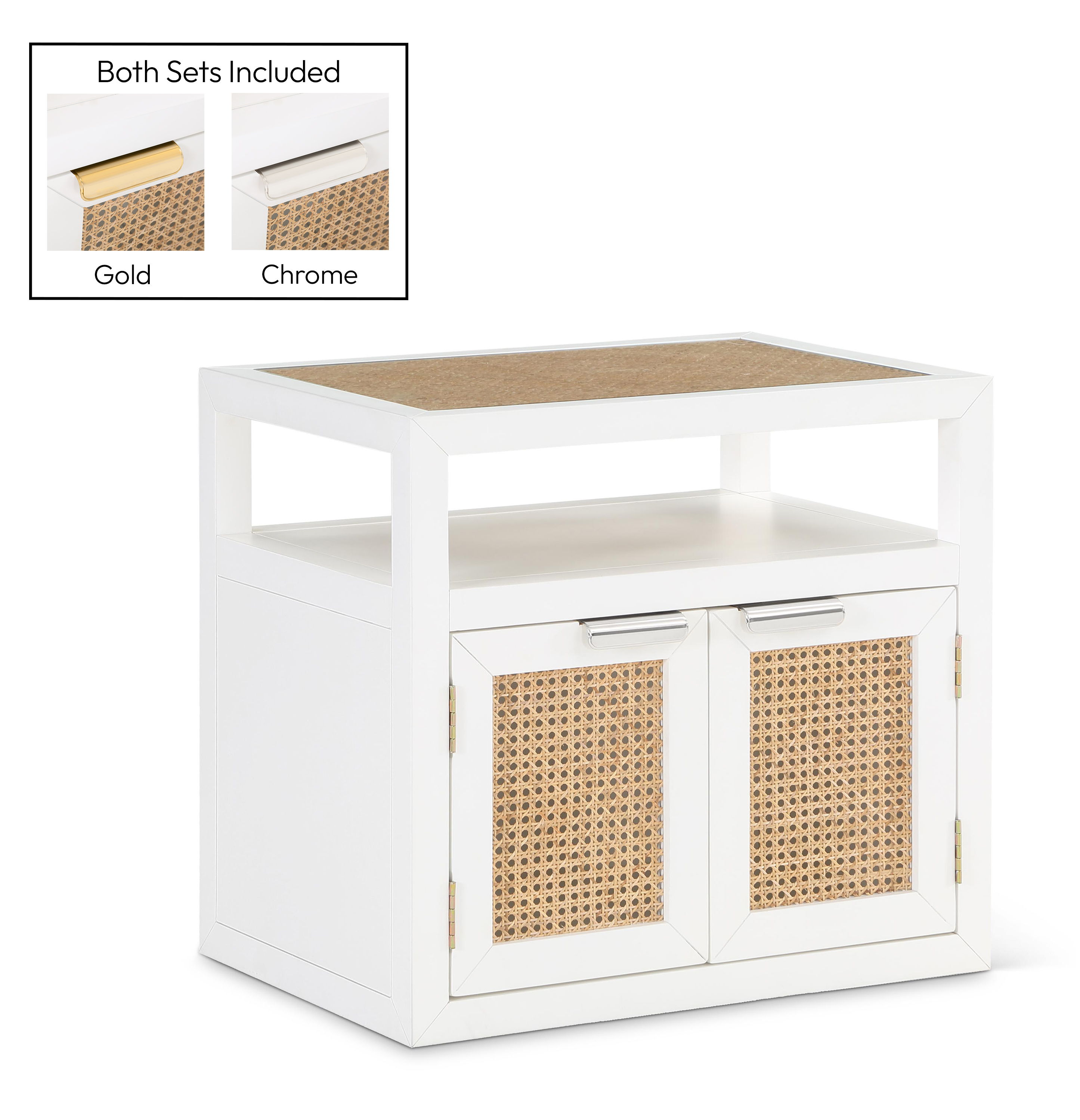 Cole - Night Stand - White