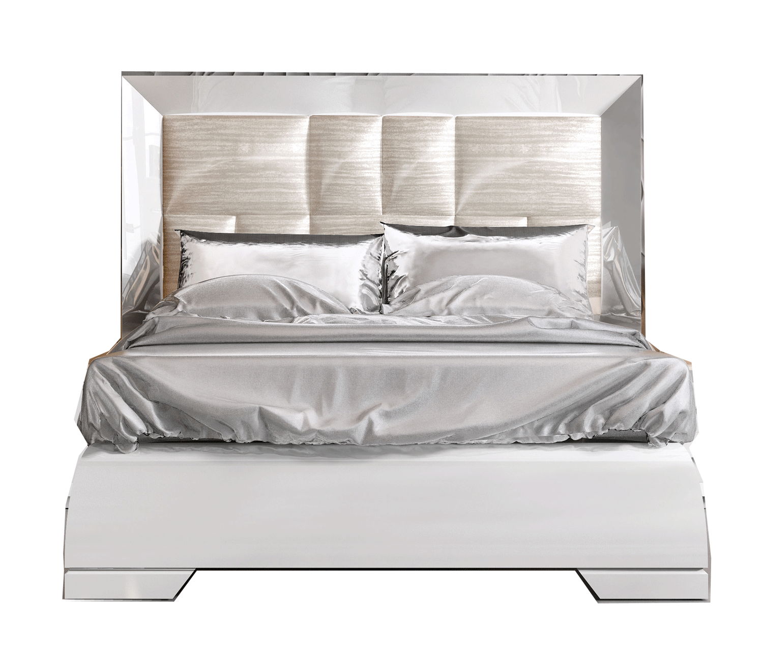 Carmen - Queen Size Bed - White