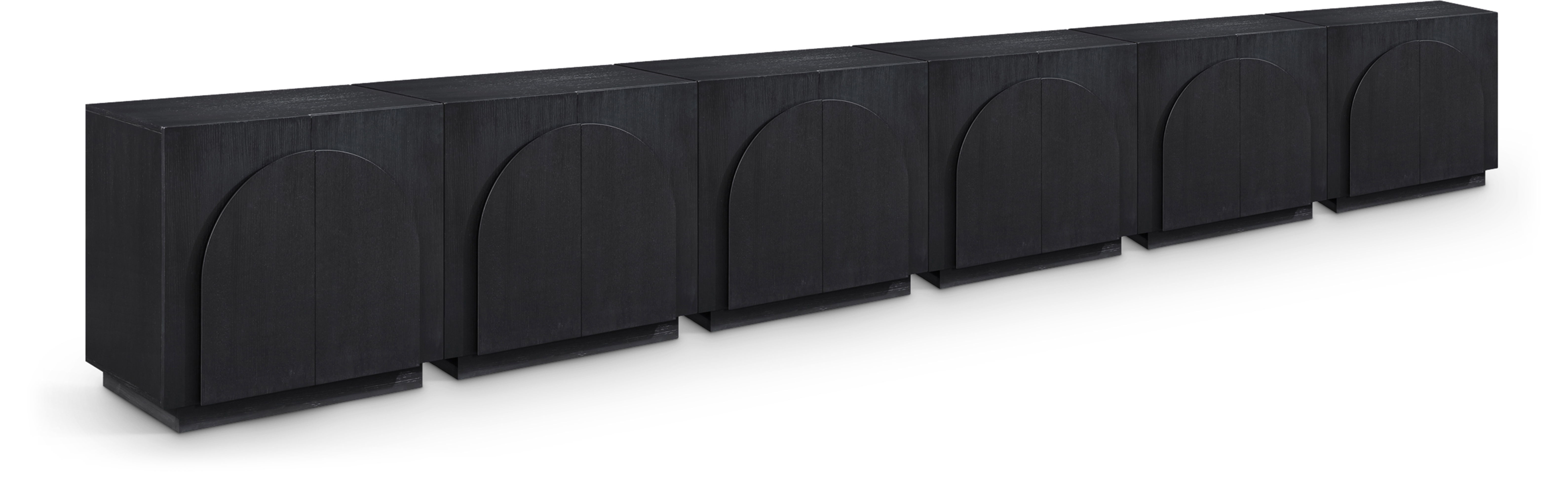 Navona - 6 Piece Sideboard / Buffet - Black