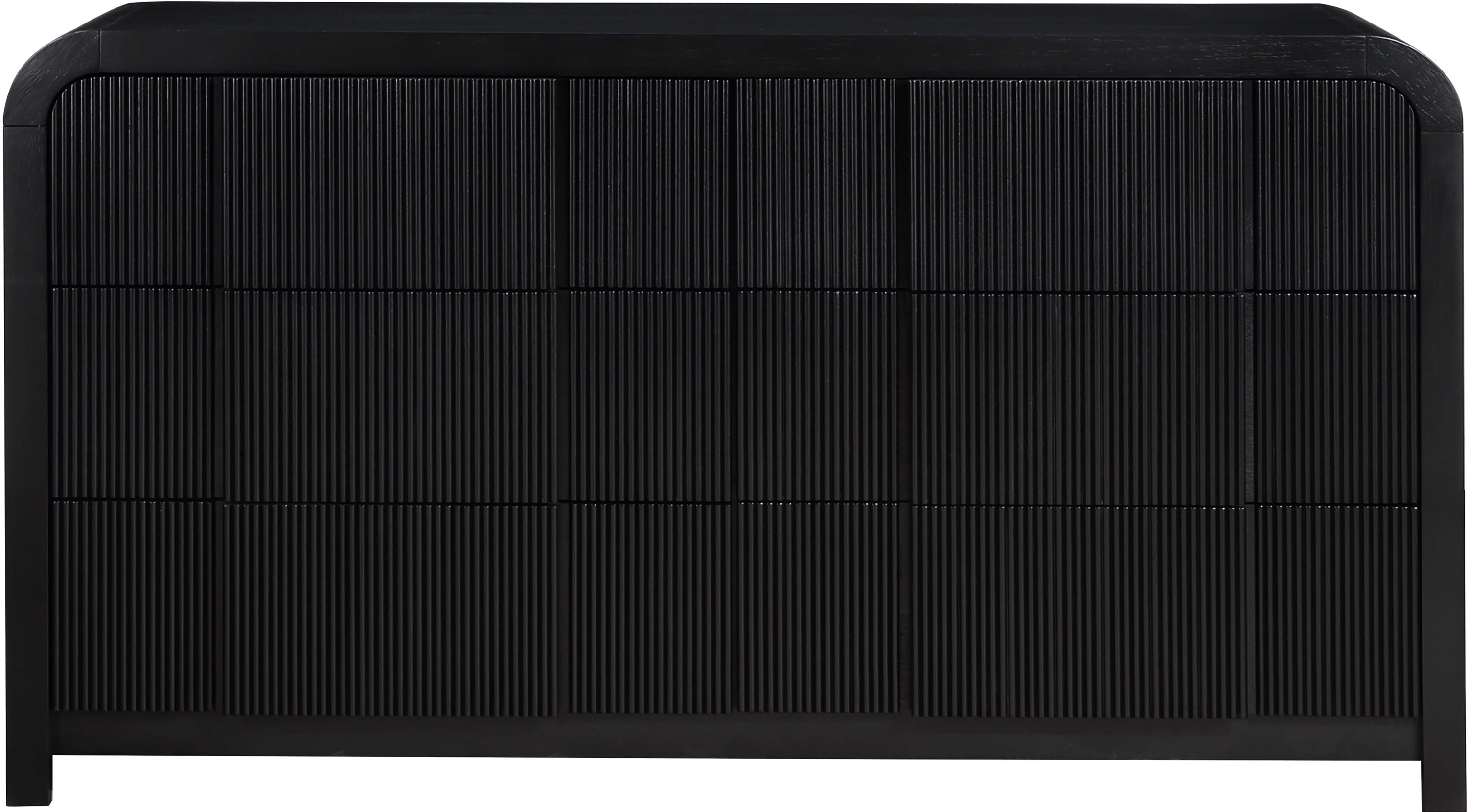 Fluted - Dresser - Black