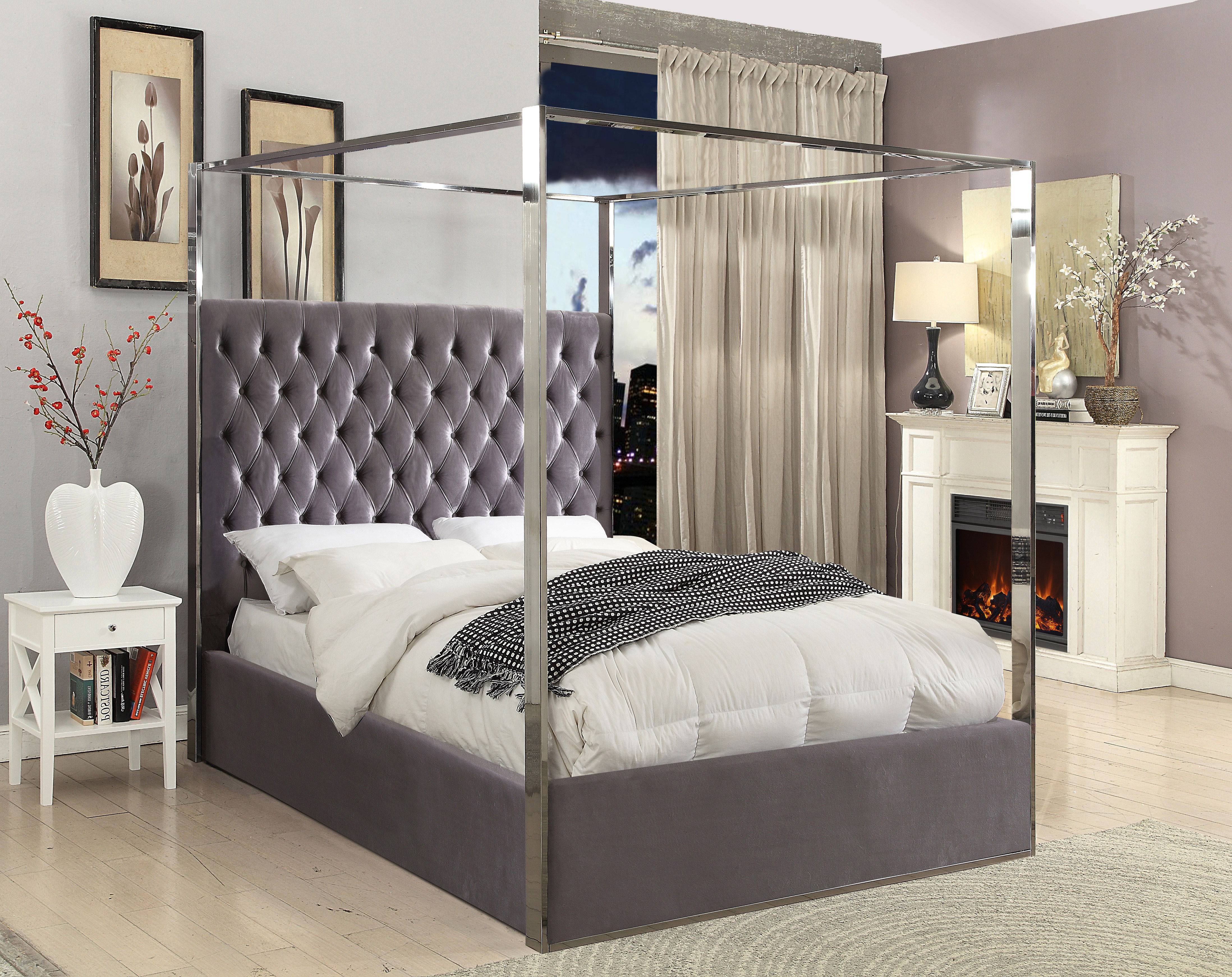 Porter - King Bed - Gray