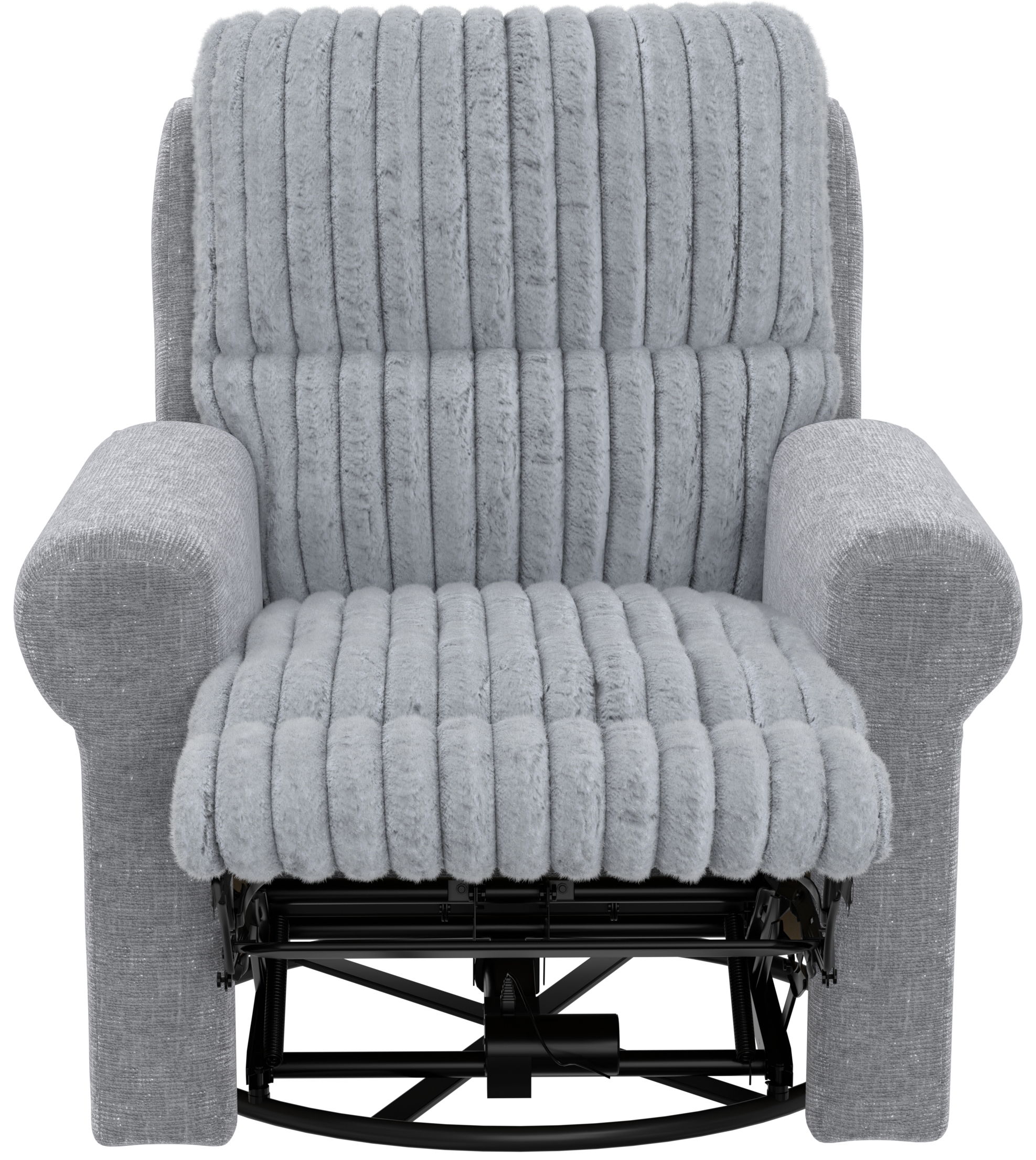 Foxy - Swivel Glider Recliner - Nickel