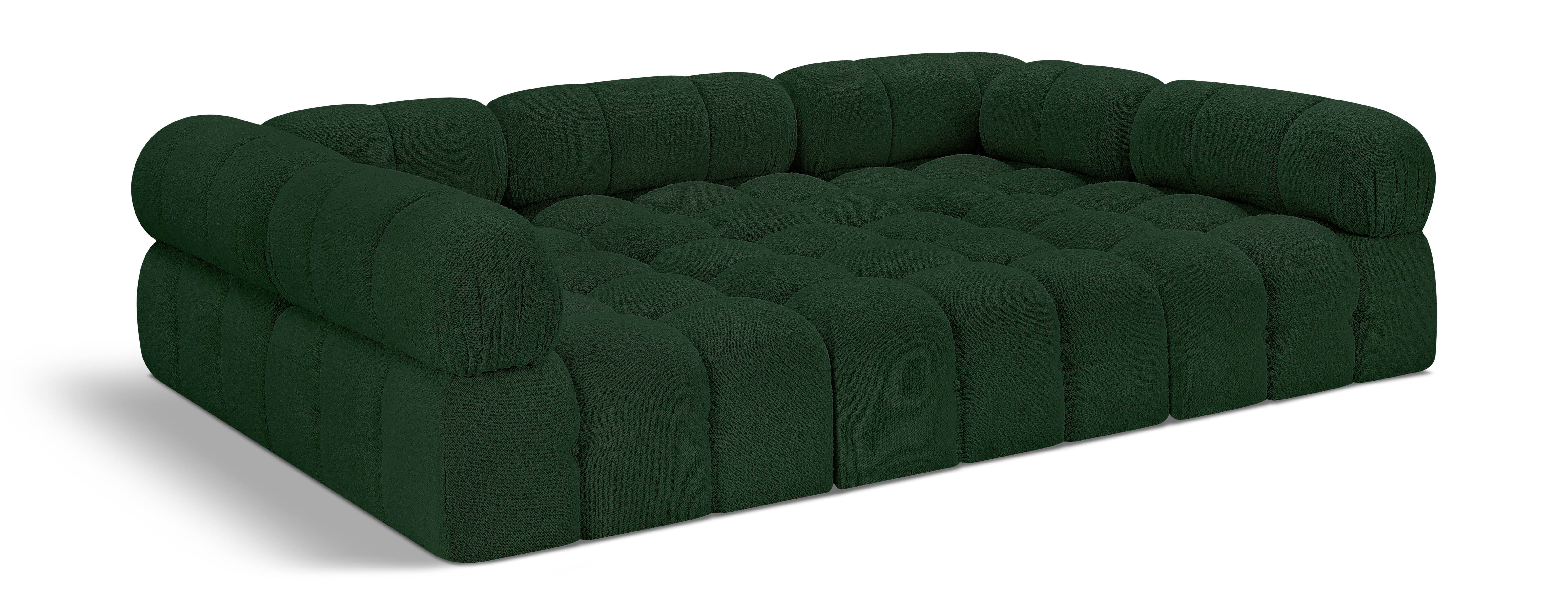 Ames - 6 Piece Modular Sectional - Green