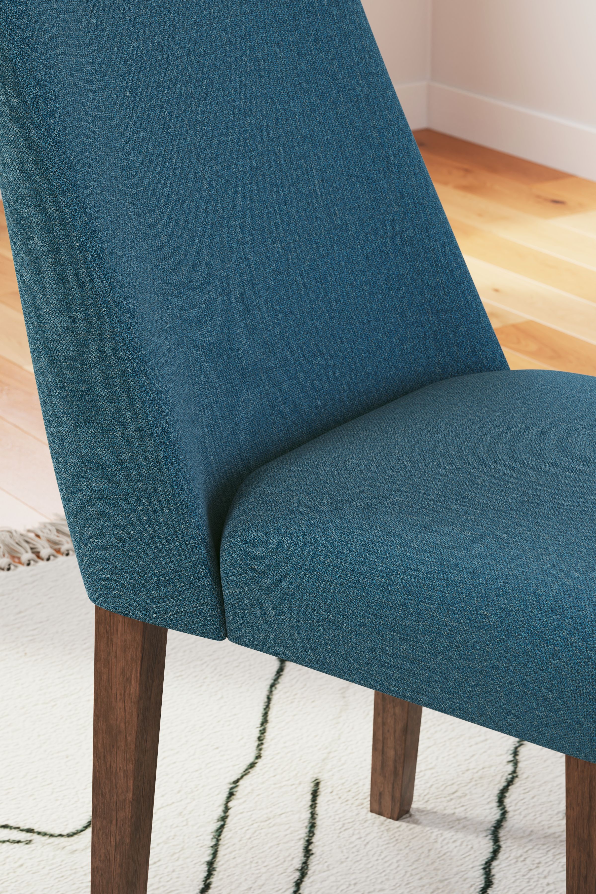 Ashley Furniture Lyncott - 5 Pc. - Dining Room Table, 4 Side Chairs - Blue / Brown - Image 8