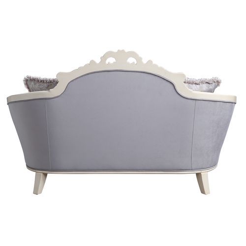 Galelvith - Loveseat With 4 Pillows - Gray Fabric, gray, view 3