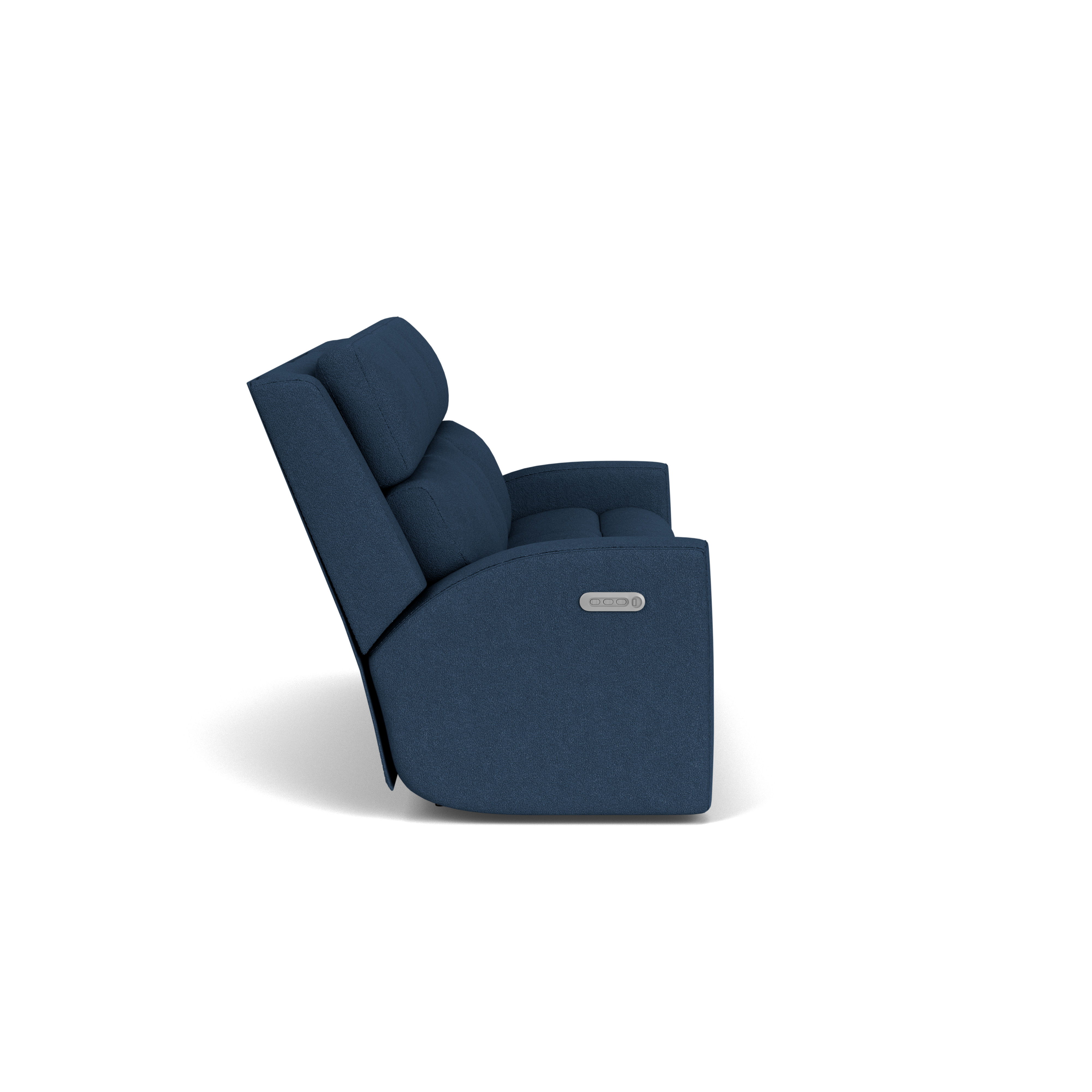 Score - Transitional Fabric Power Reclining Sofa With Power Headrests & Lumbar, blue, view 5