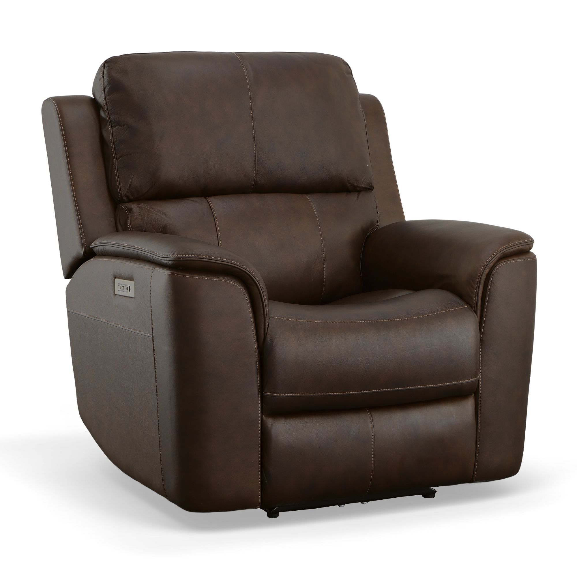 Henry - Power Recliner With Power Headrest & Lumbar - Burnt Umber Image