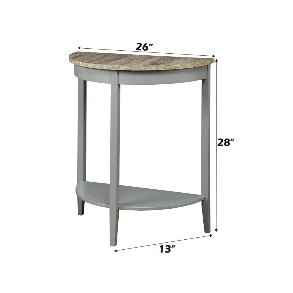 Justino - Console Table - Natural Oak & Gray, light brown, view 5