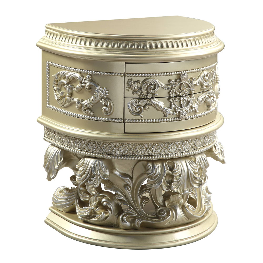 Vatican - Nightstand - Champagne Silver, beige, view 2