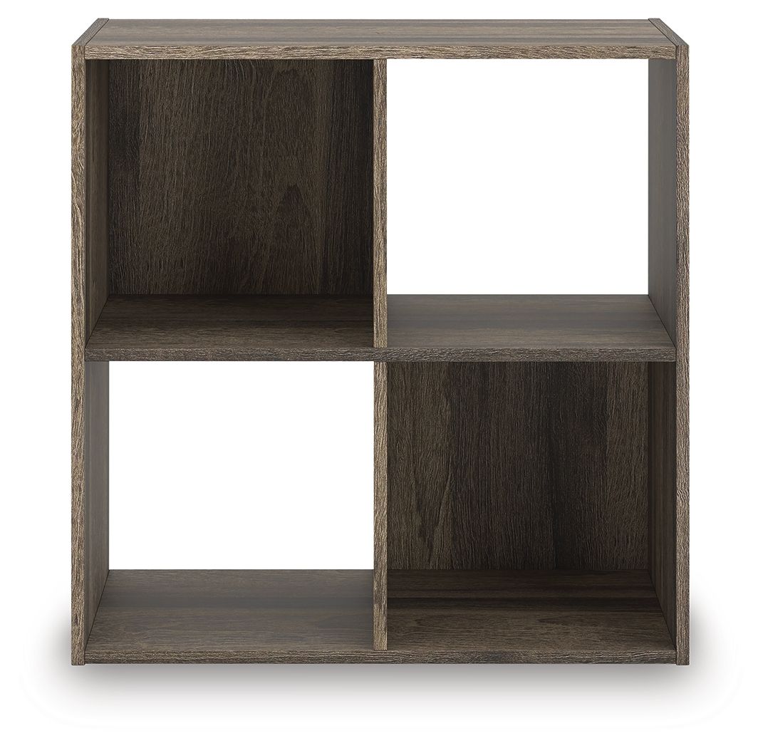 Ashley Furniture Shallifer - Four Cube Organizer - Brown - Image 2
