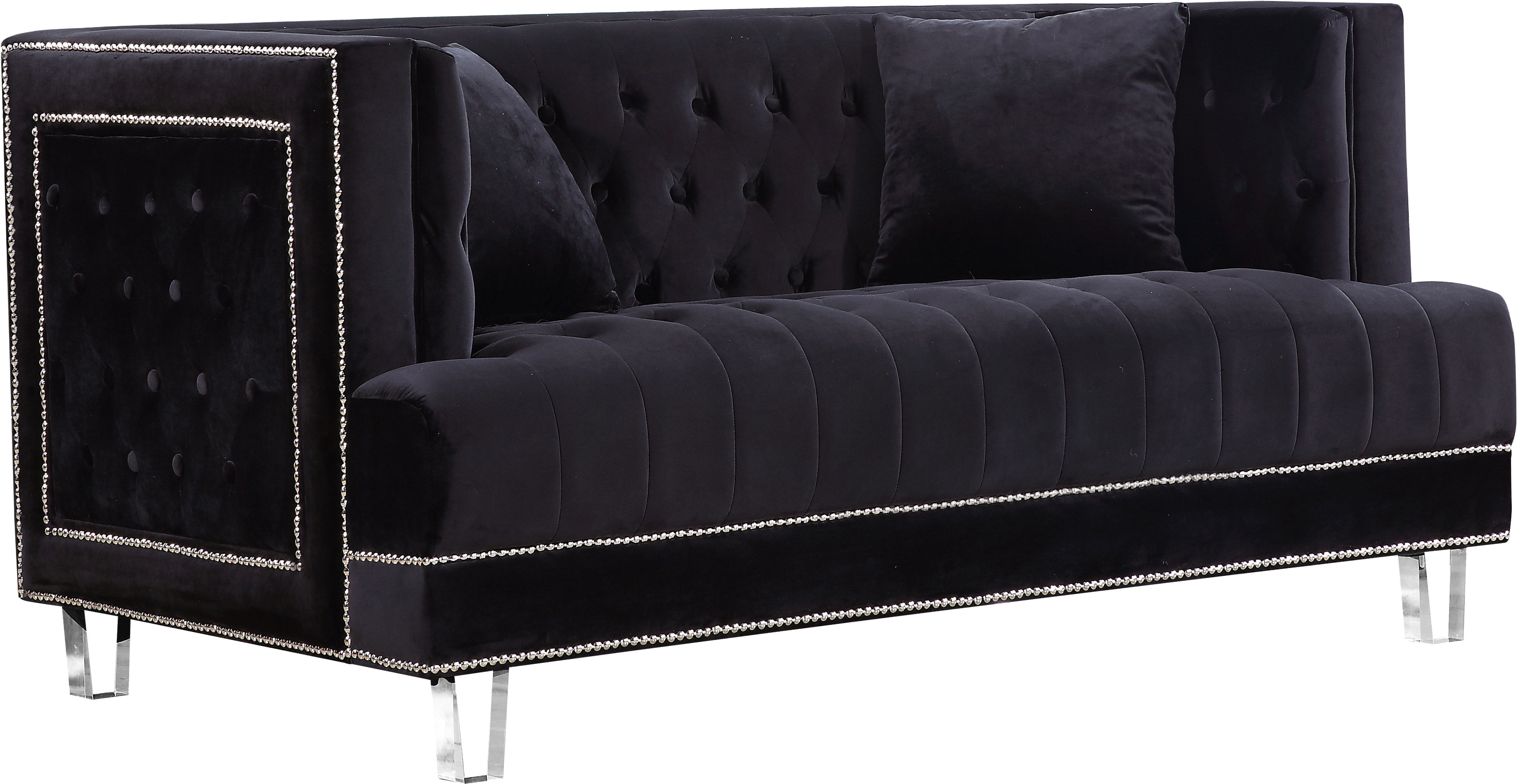 Lucas - Loveseat - Black