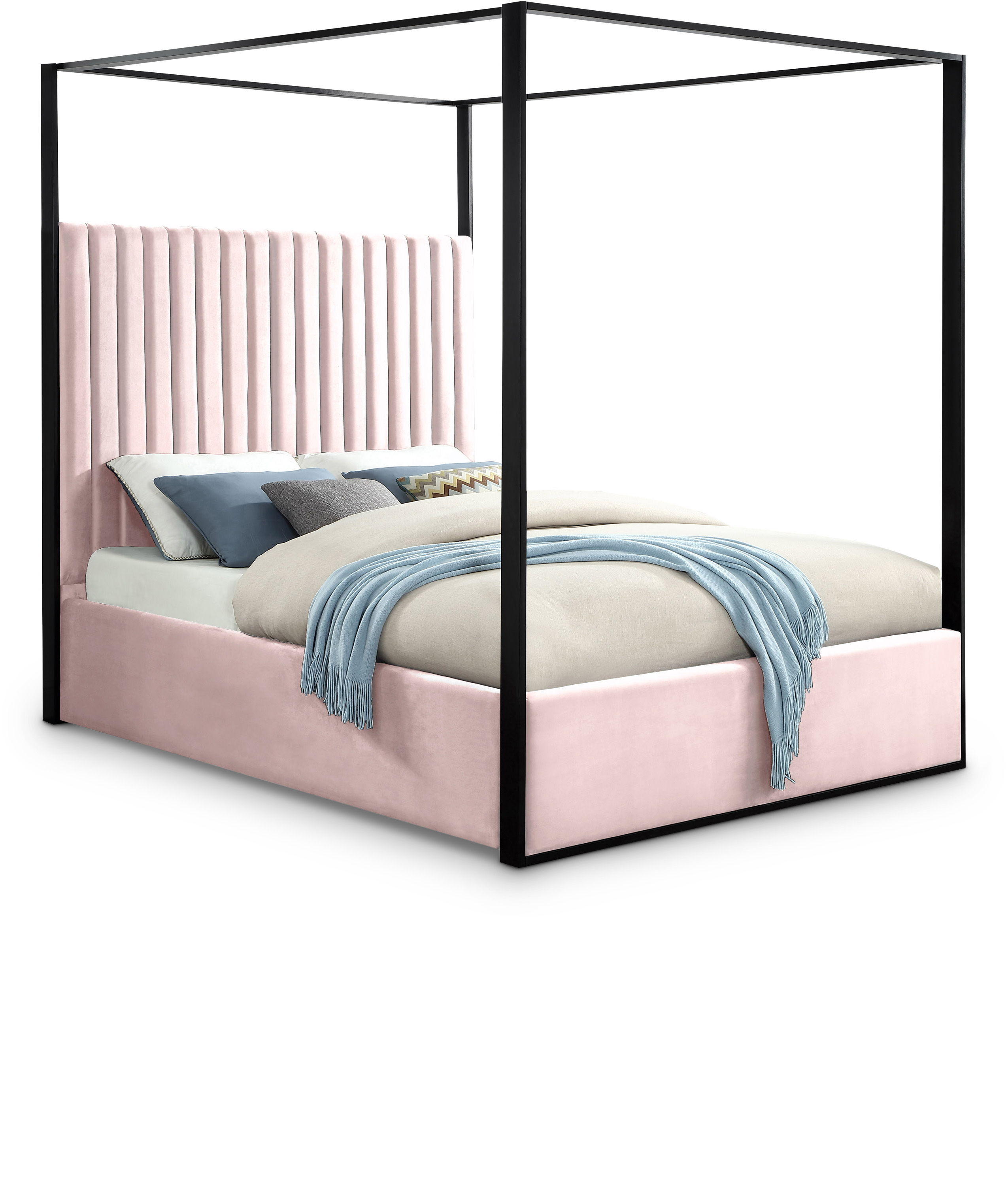 Jax - King Bed - Pink