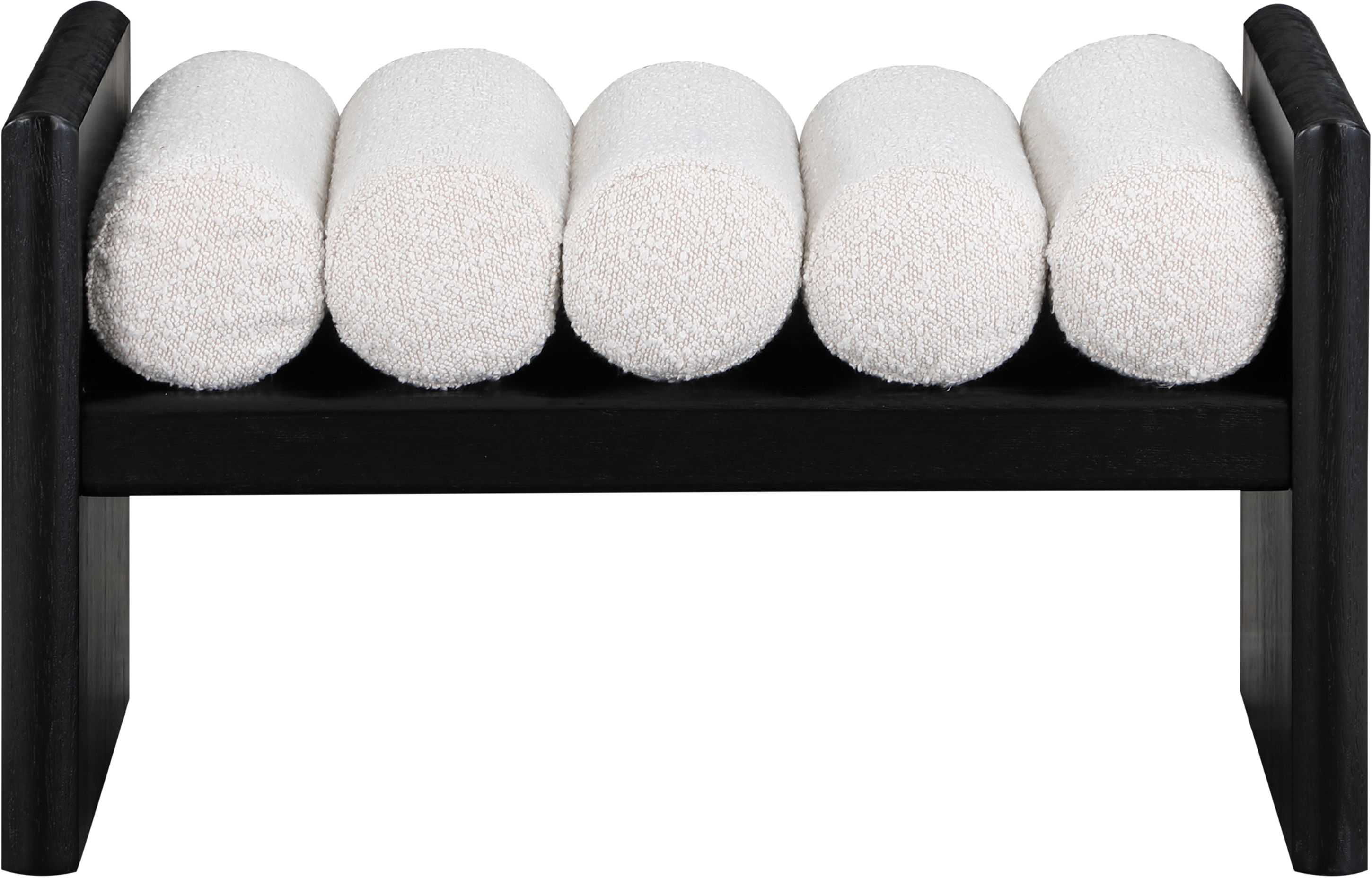 Waverly - Wood Bench - Cream