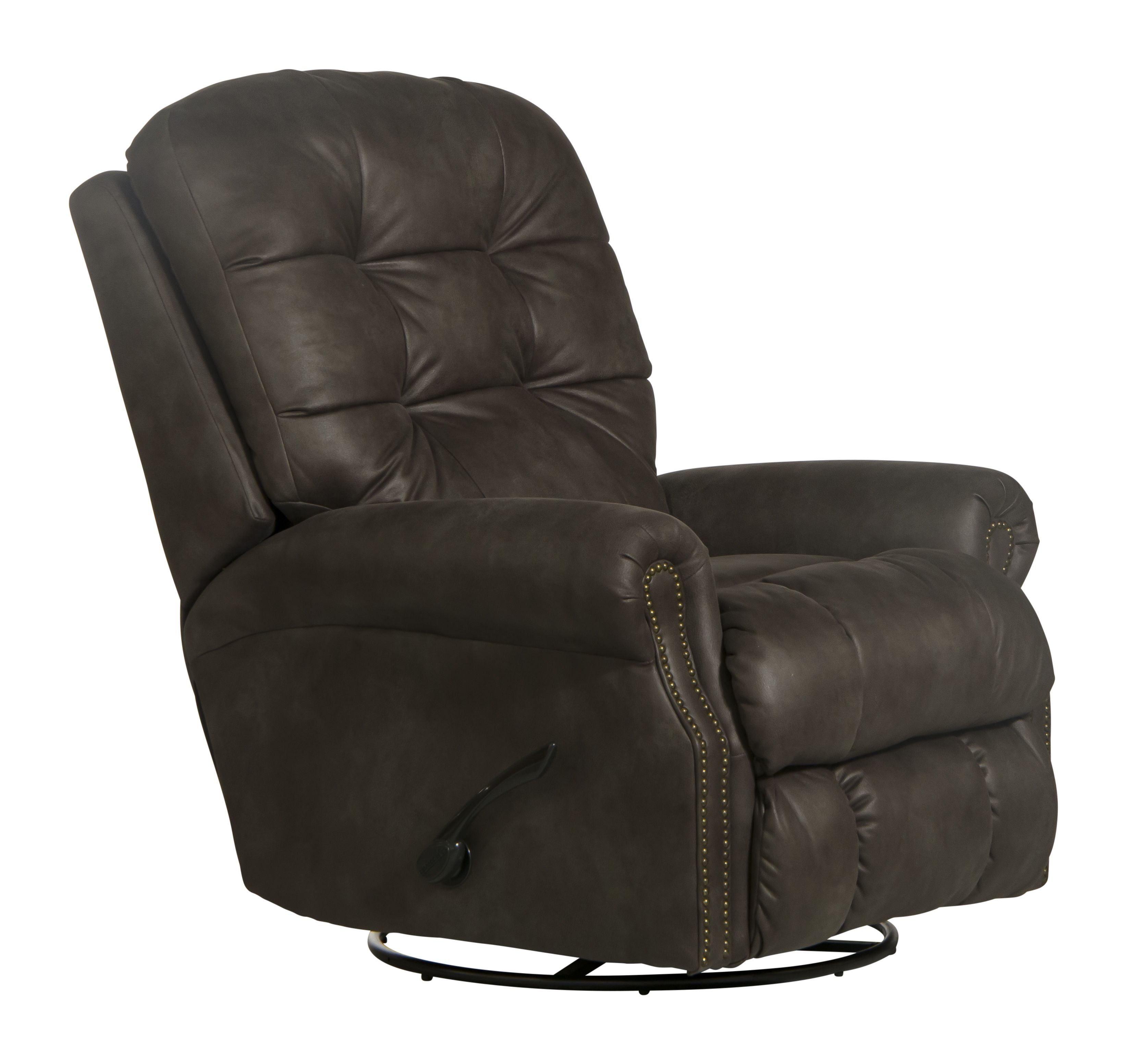 Simpson - Swivel Glider Recliner - Charcoal